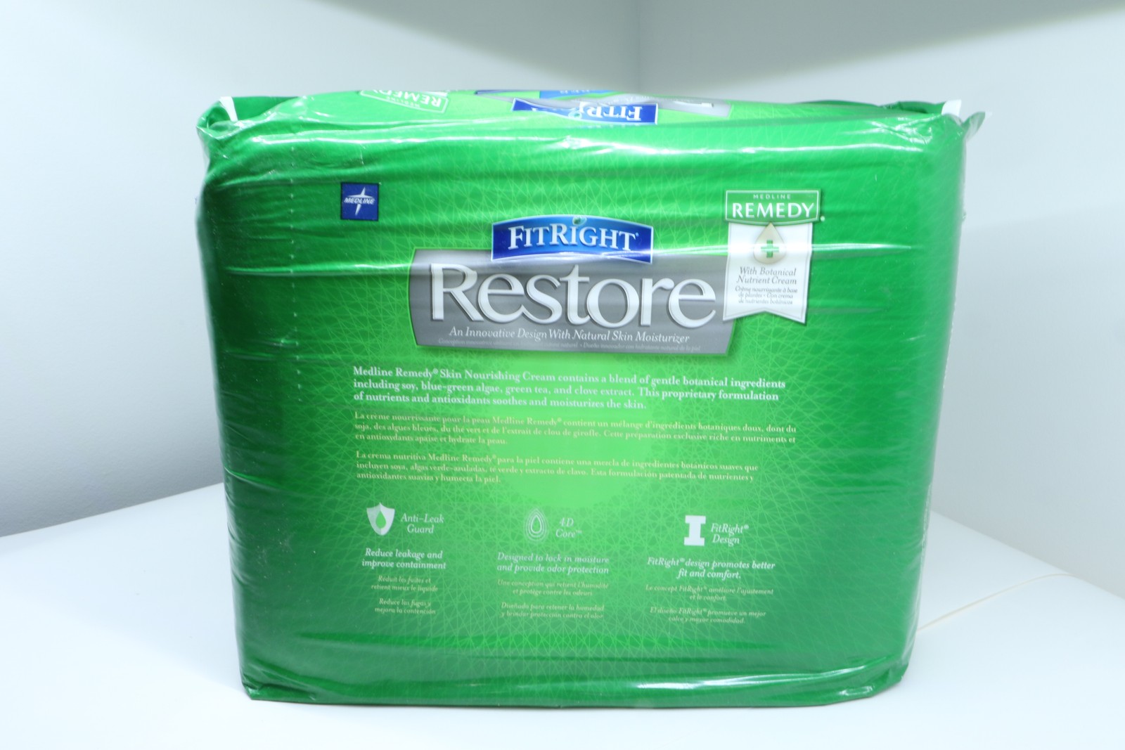 FitRight Restore Super Briefs with Tabs M Remedy Skin Moisturizer Bag of 20ct