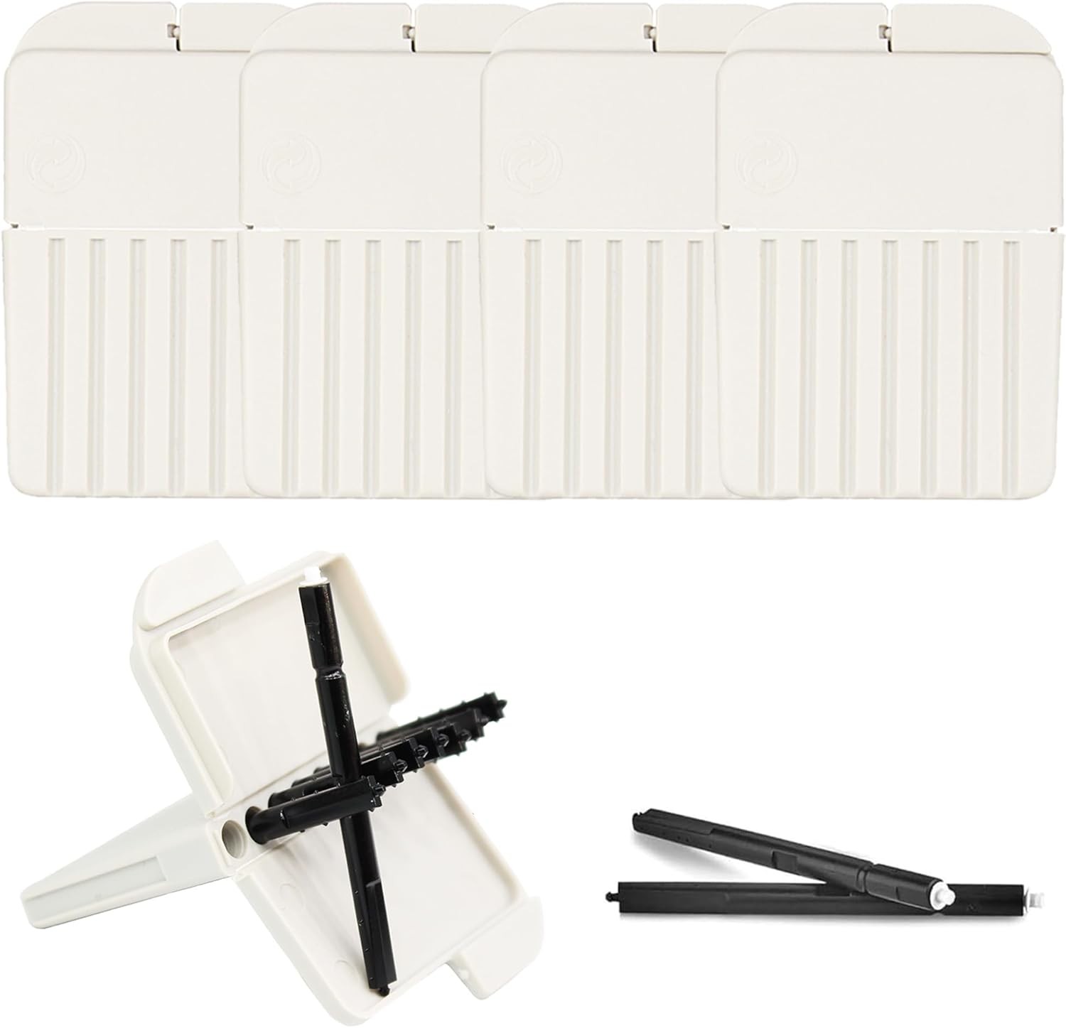 (40-Pcs) Phonak Cerustop Hearing Aids Wax Guards 5 Packs/40 Filters, White