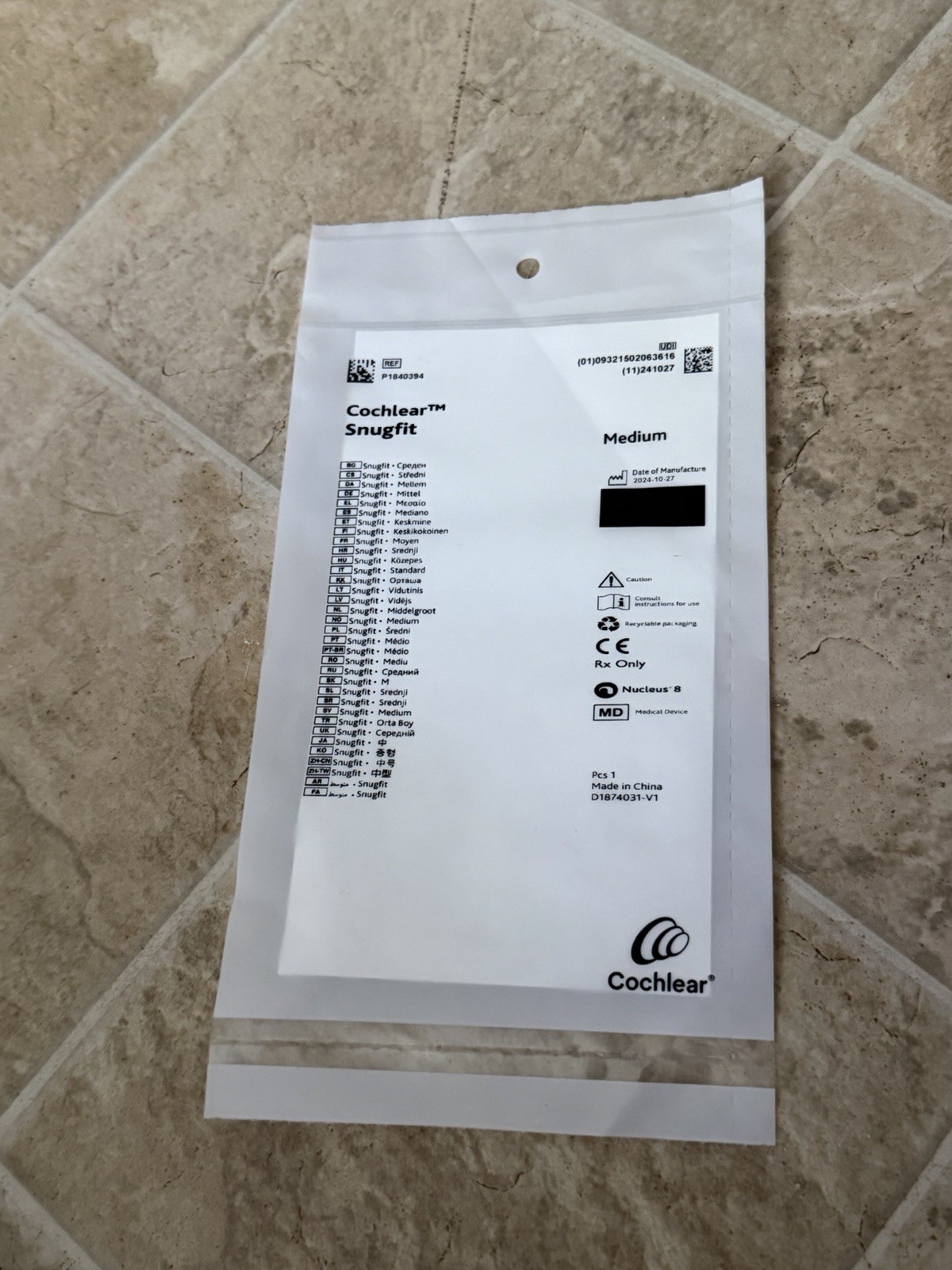 Cochlear™ Snugfit Nucleus 8