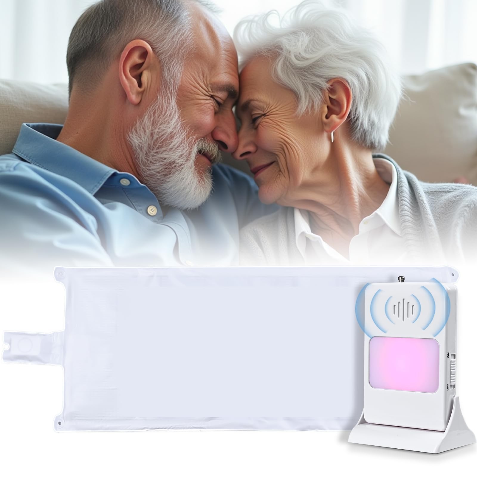 Bed Sensor Pad & Pager Bed Alarm for Elderly Dementia Patients – Fall Prevent…