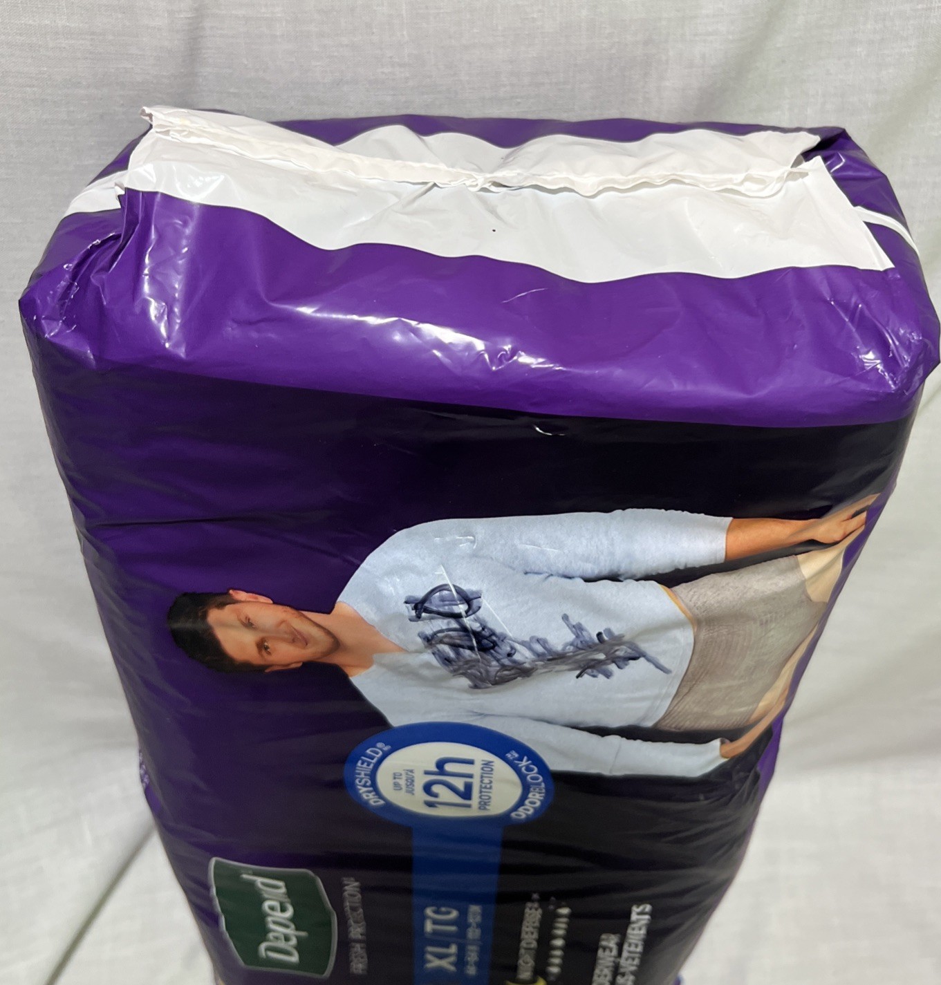 depends for men XL (44-54”) Night Defense 20 Underwear 12 H Protection