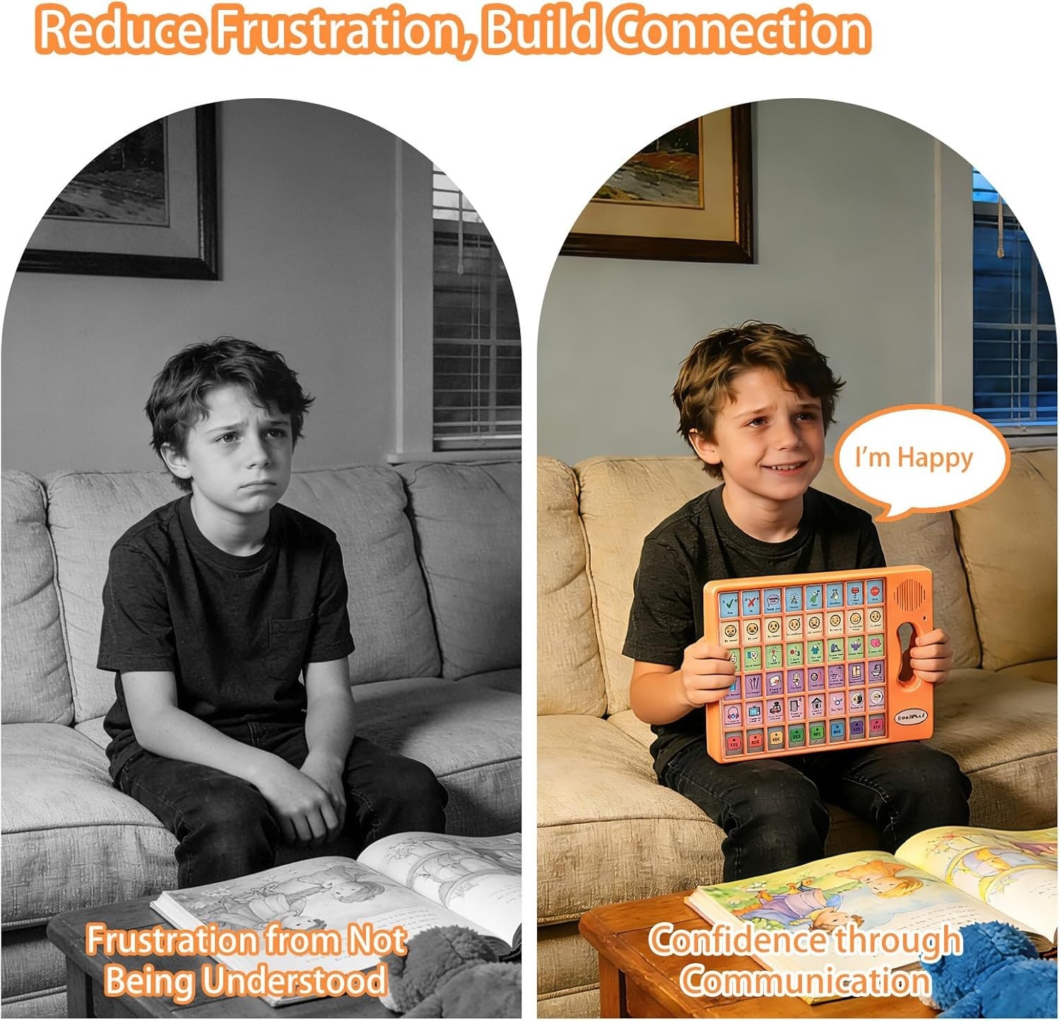 AAC Device for Autism, Non Verbal Communication Tools for Speech Therapy, Stroke