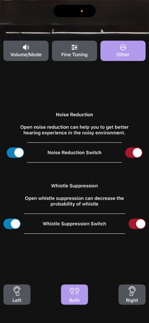Lexi B3-Powered By Bose Prototype BTE OTC Rec Hearing Device/ Set App / Program