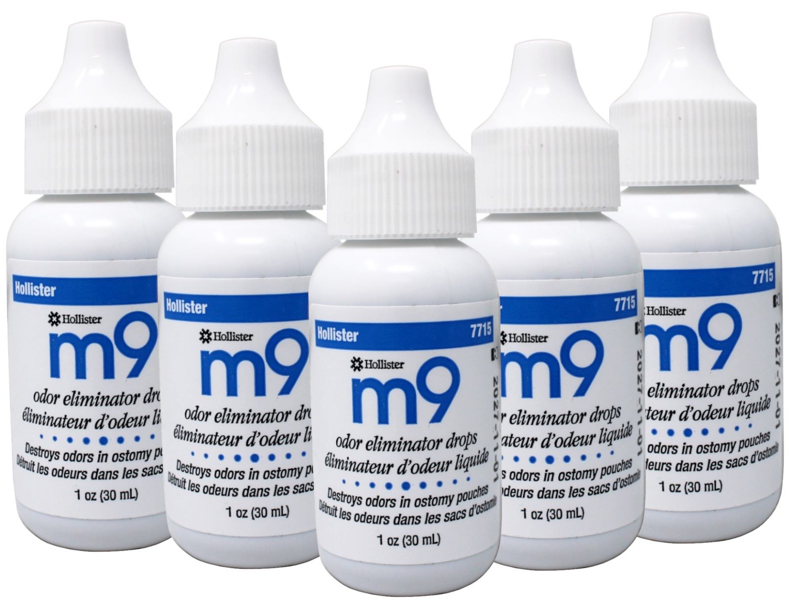 Hollister M9 Odor Eliminator Drops 7715, 1 oz. Bottle, 5 Count