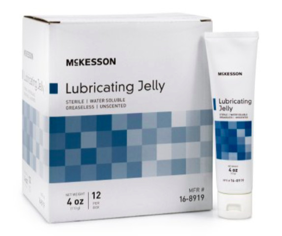 McKesson 16-8919 Lubricating Jelly Case of 72 Brand New 4oz Tubes Free Shipping
