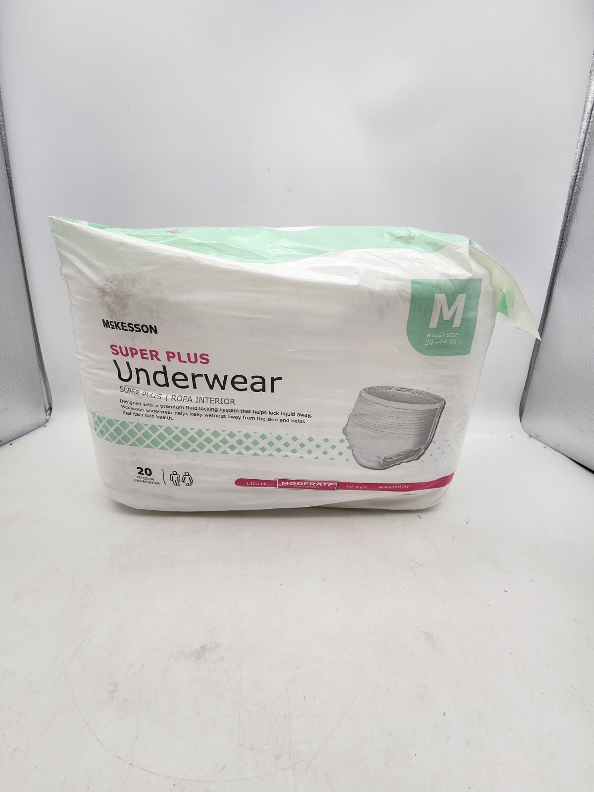 McKesson Ultra Underwear Incontinence Pant – Medium Size (Pack of 20)