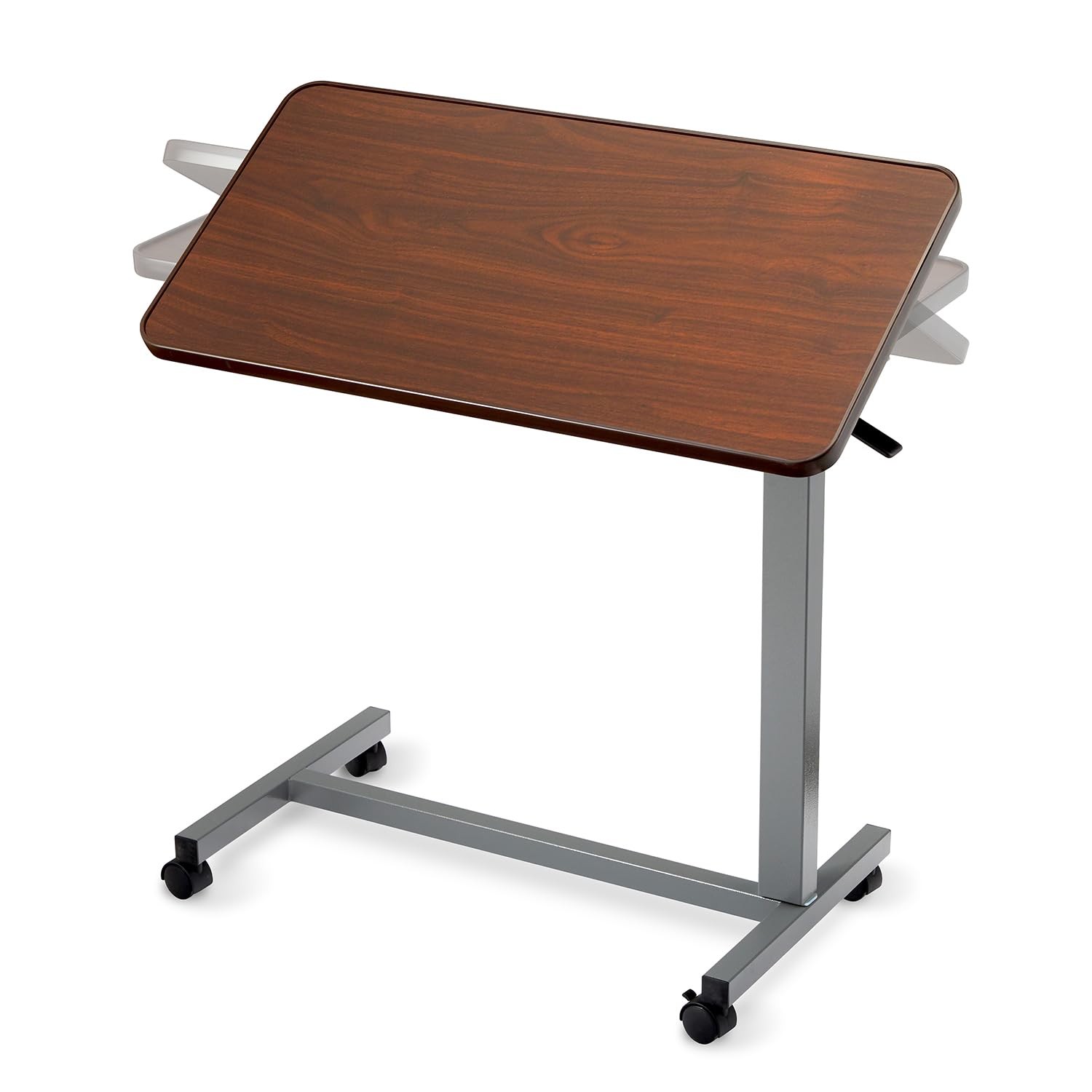 Invacare Bed Table Height Adjustable Tilting Overbed Table Hospital Bedside