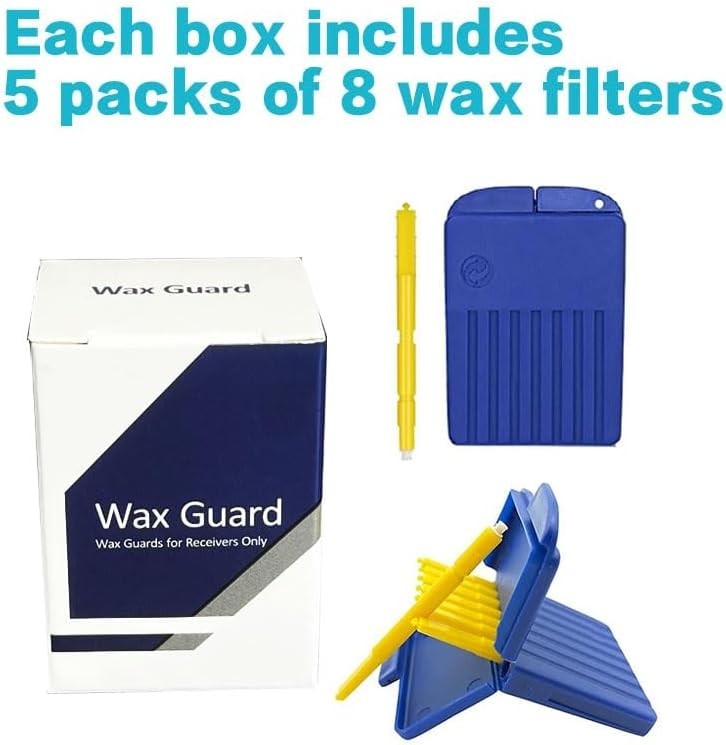 Starkey Hearing Aid Wax Guards 40pcs – 1.5mm Replacement Filters Compatible w…
