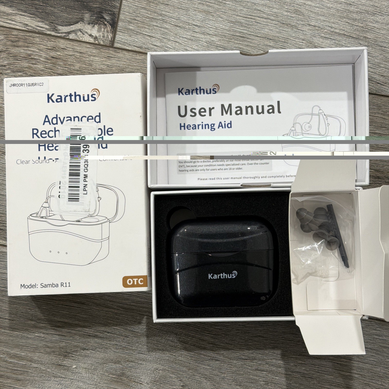 Karthus Advanced Rechargeable Hearing Aid Samba R11 NO CHARGER ￼