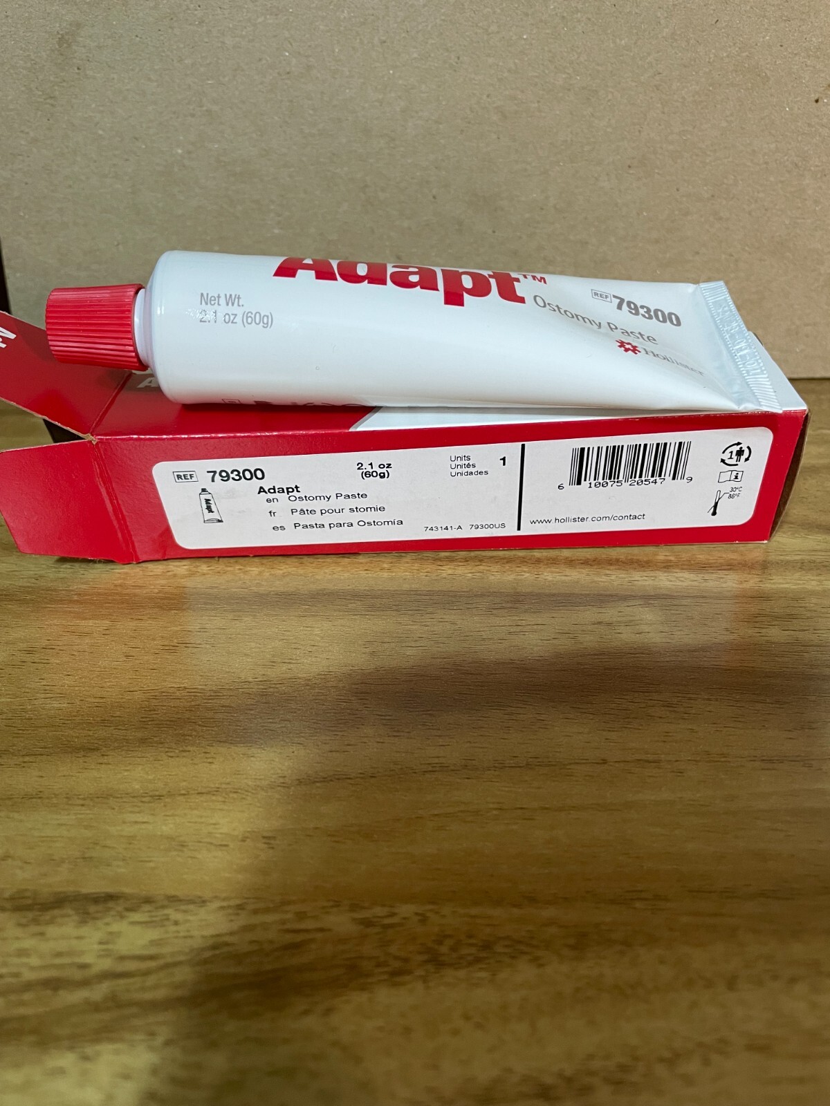 Hollister Ostomy Ref # 79300 ADAPT Stoma Paste 2.1 oz Tube 1 package