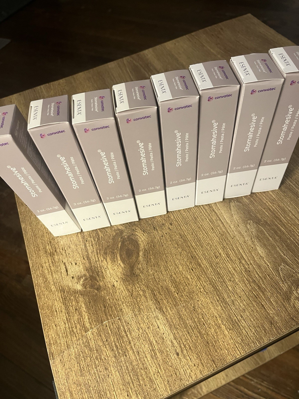 8 NEW & SEALED ConvaTec ESENTA Stomahesive Paste 183910 2 oz Tubes exp 2030