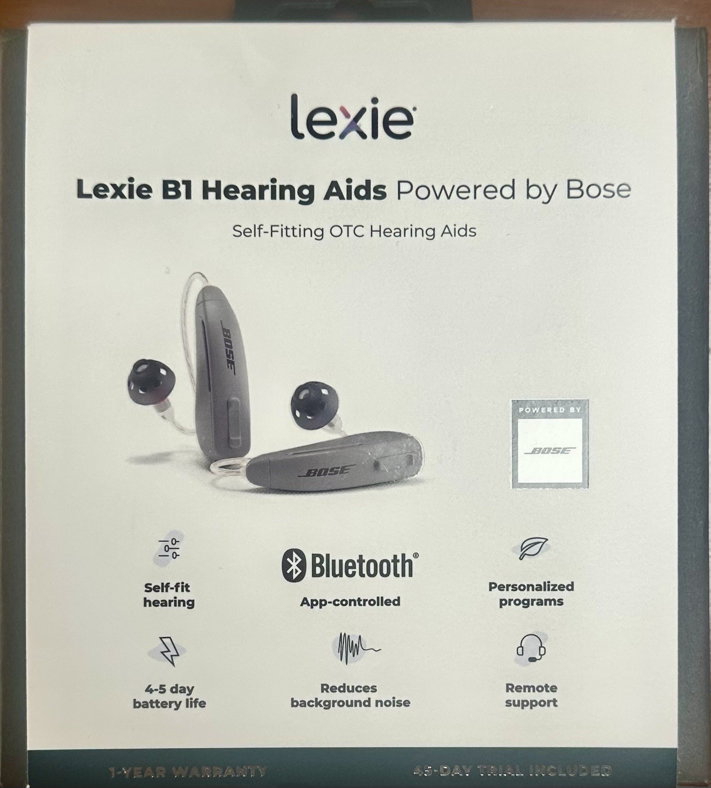 Lexie B1 Self-Fitting OTC Hearing Aids | Powered by Bose