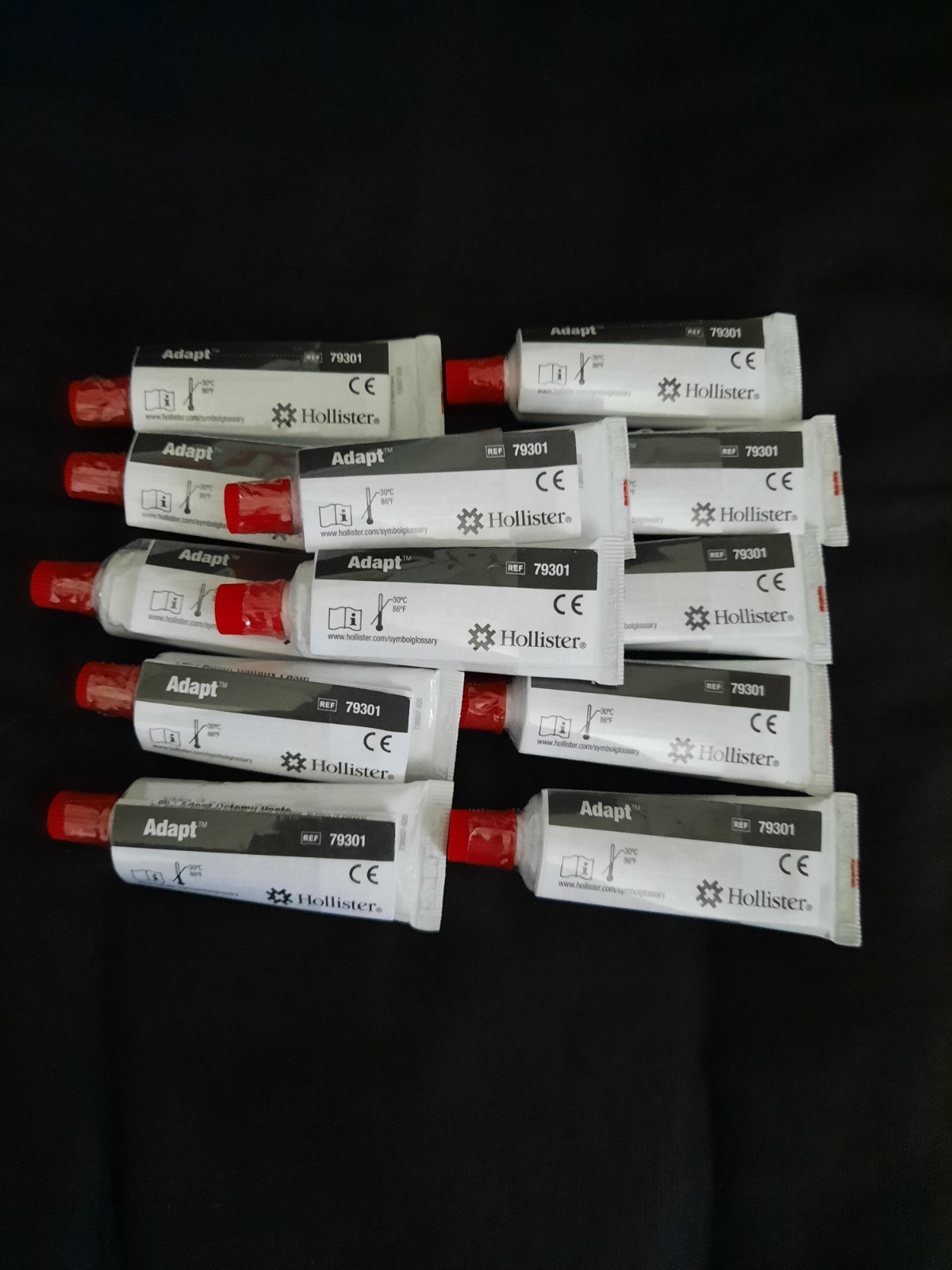 Hollister 79300 Adapt Stoma Paste 0.5 oz Tube Ostomy Skin Barrier Filler Lot 12