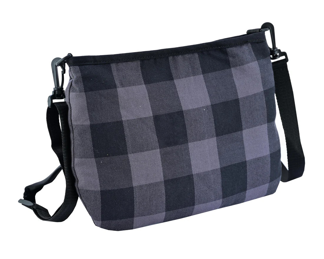 LVAD Flannel Bag Grey – Durable Pouch With Pockets For HeartMate/HeartWare