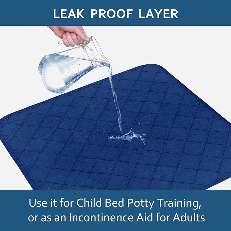 Waterproof Incontinence Chair Pads Reusable Non Slip Absorbent Microfiber New