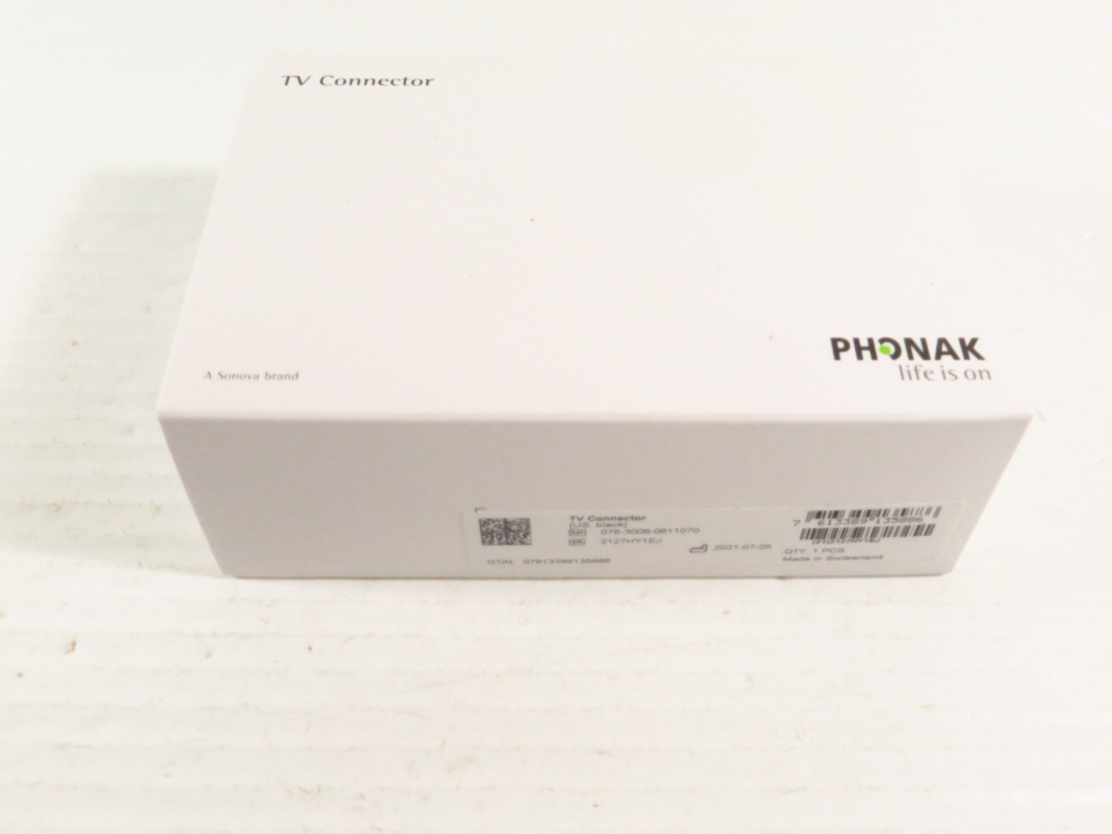 NEW OEM Phonak Bluetooth TV Connector, Brand NEW, Made in Switzerland
