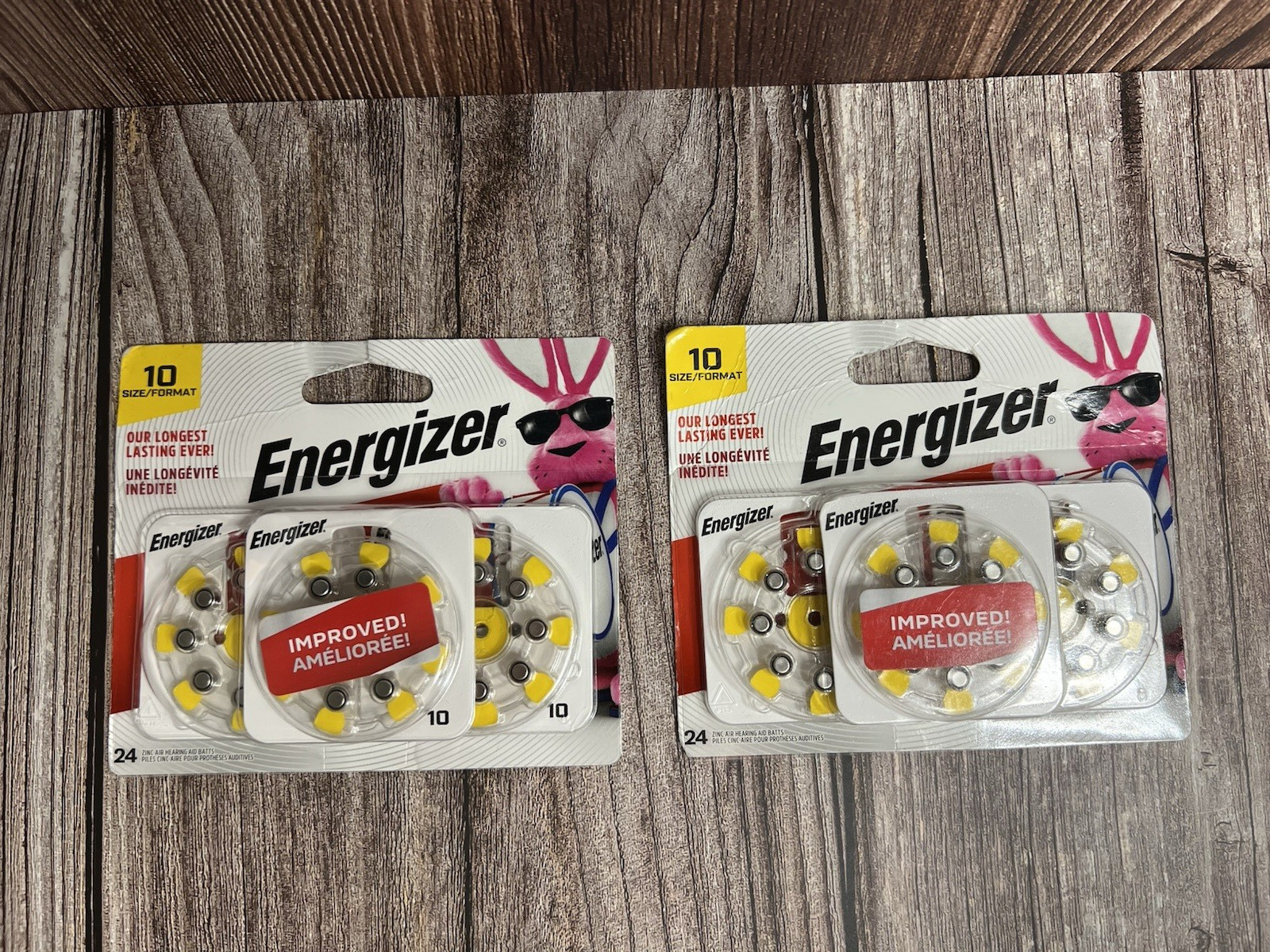 48 Energizer Size 10 Hearing Aid Batteries – (Two Packs of 24) Exp 9/2026