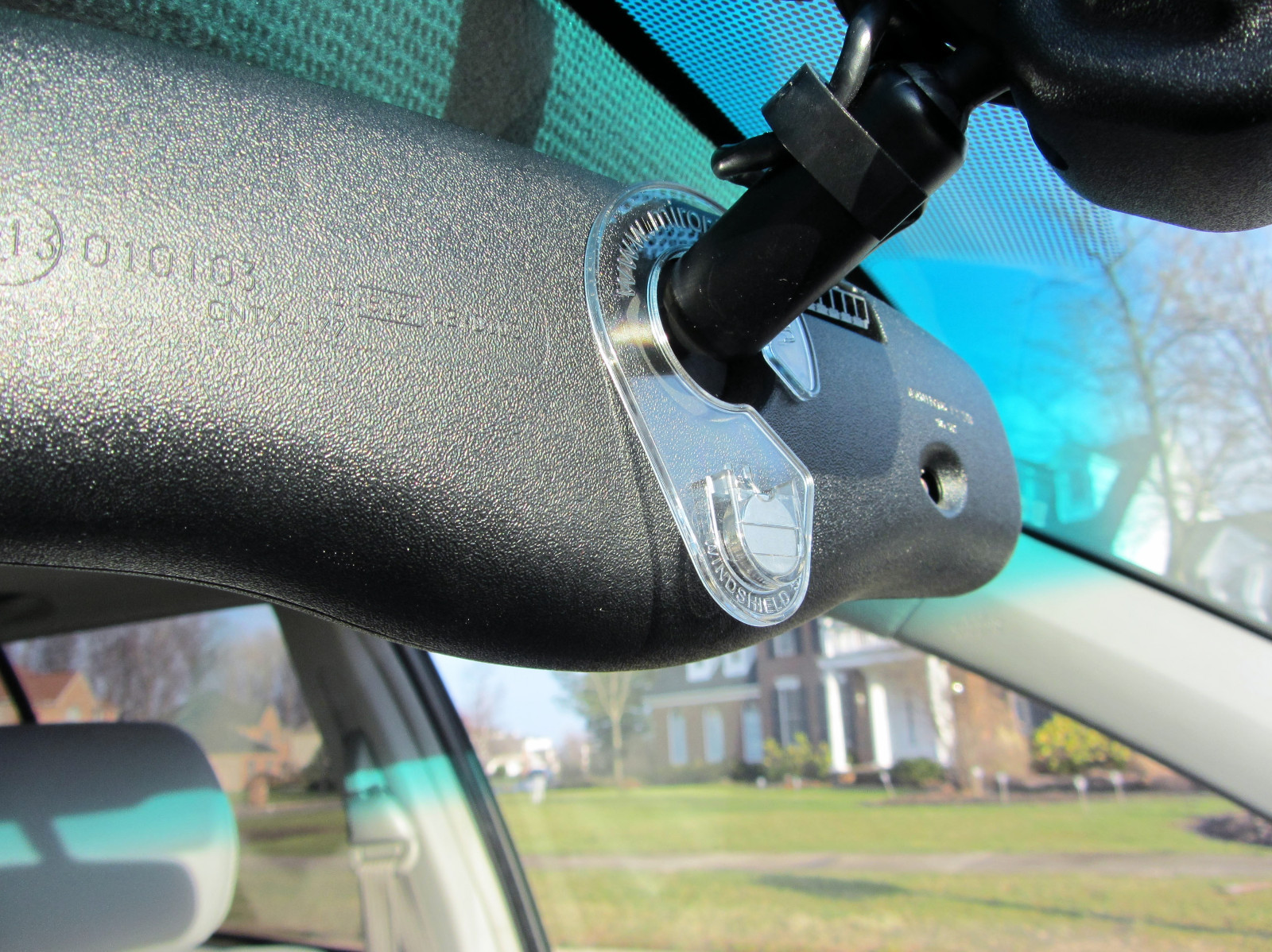 California Handicap Placard Holder & Protector. Sturdy Hook- ON & OFF in a Snap.