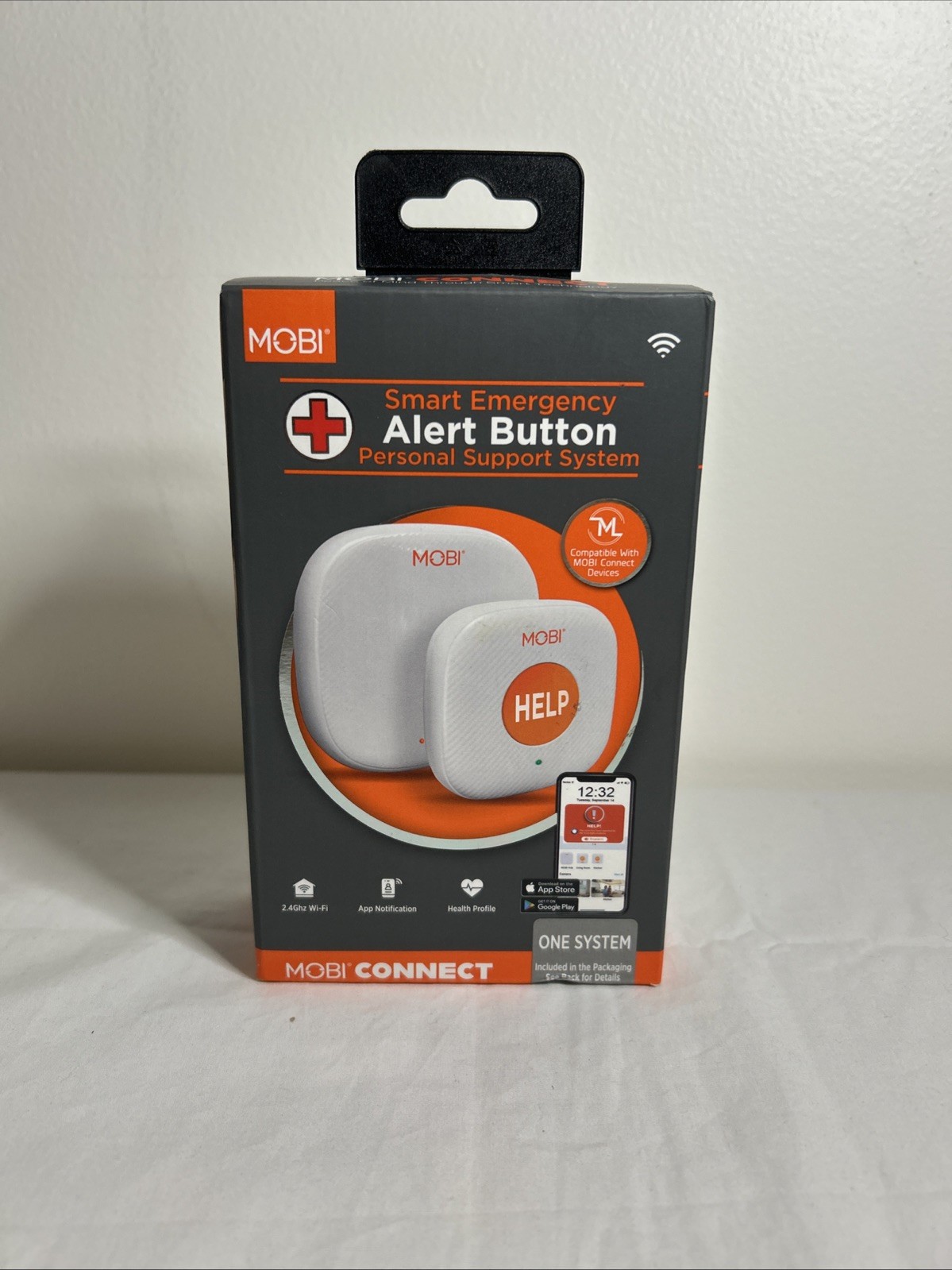 NEW MOBI Smart Emergency Alert Button Personal Support System Help Assistance Wt