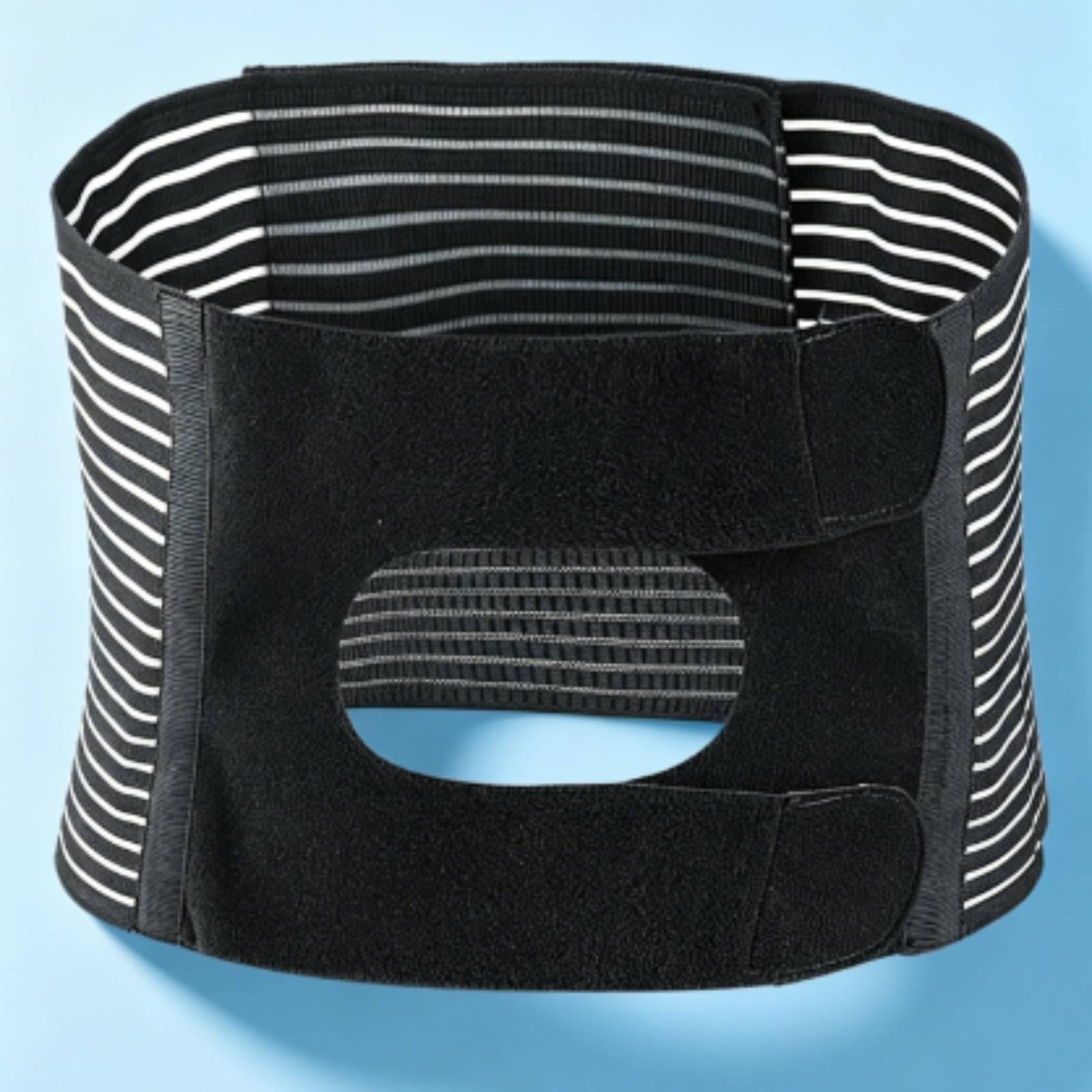 U-Shaped Ostomy Belt Elastic Abdominal Ostomy Belt Supportive for Constant Wear