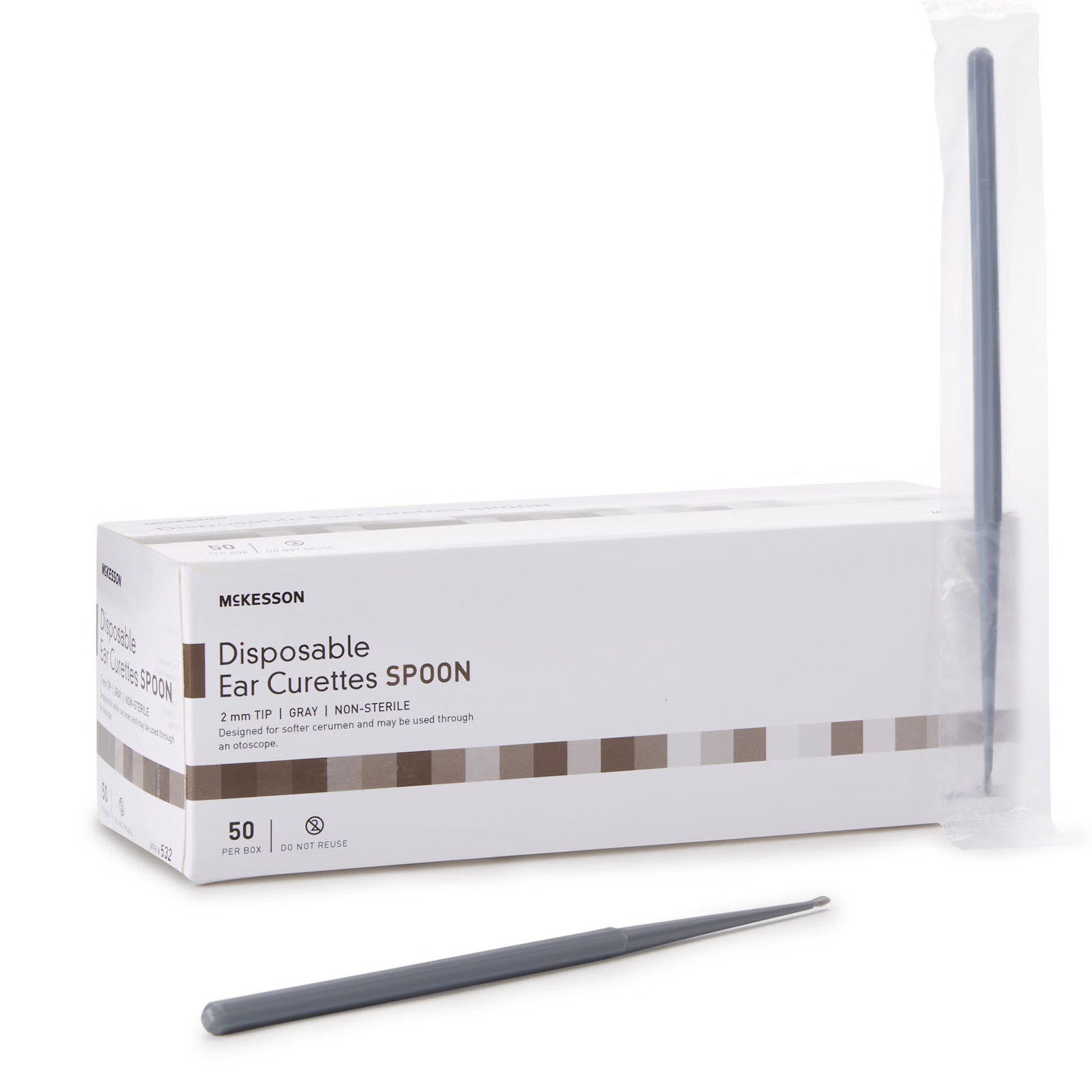 McKesson Ear Curette Disposable 532 50 Ct