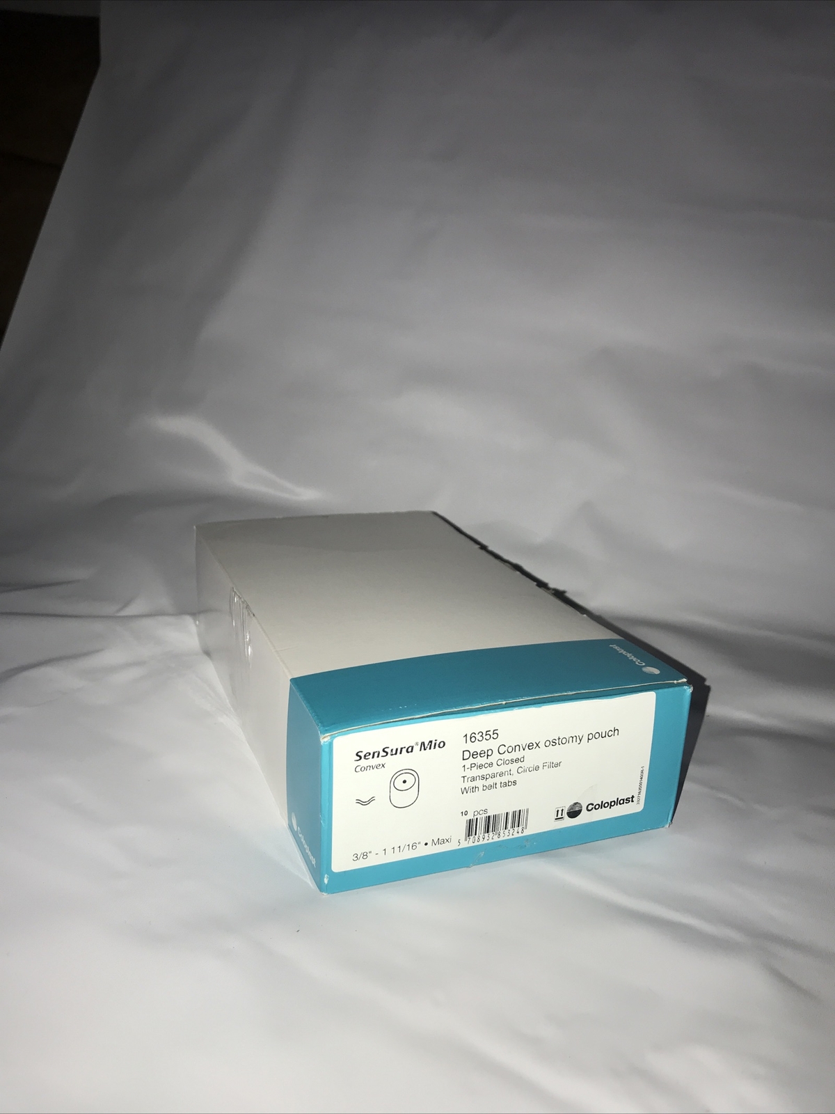 COLOPLAST 1 BX/8 Unit NOT 10!! 16355 Mio 1-Piece Deep Convex, Maxi, CHOP