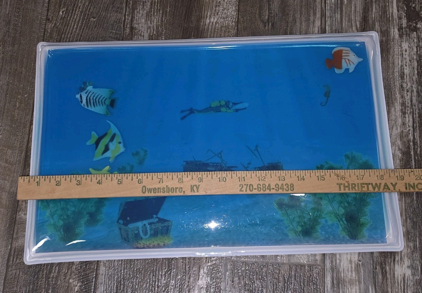 Skil-Care Gel Aquarium 912422 Sensory Gel Mat, OT, PT, Motor Skills, SPD