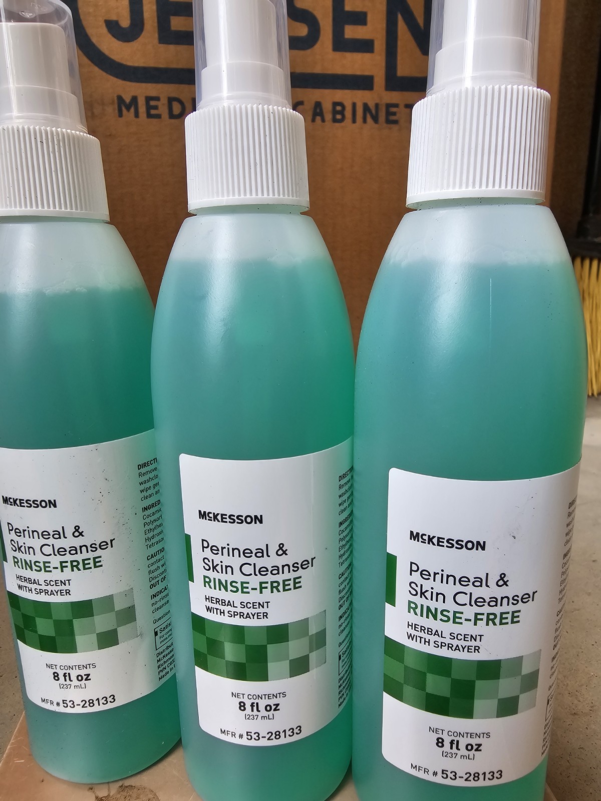 Perineal Wash 3 Pack McKesson Peri Rinse-Free Skin Cleanser 8oz