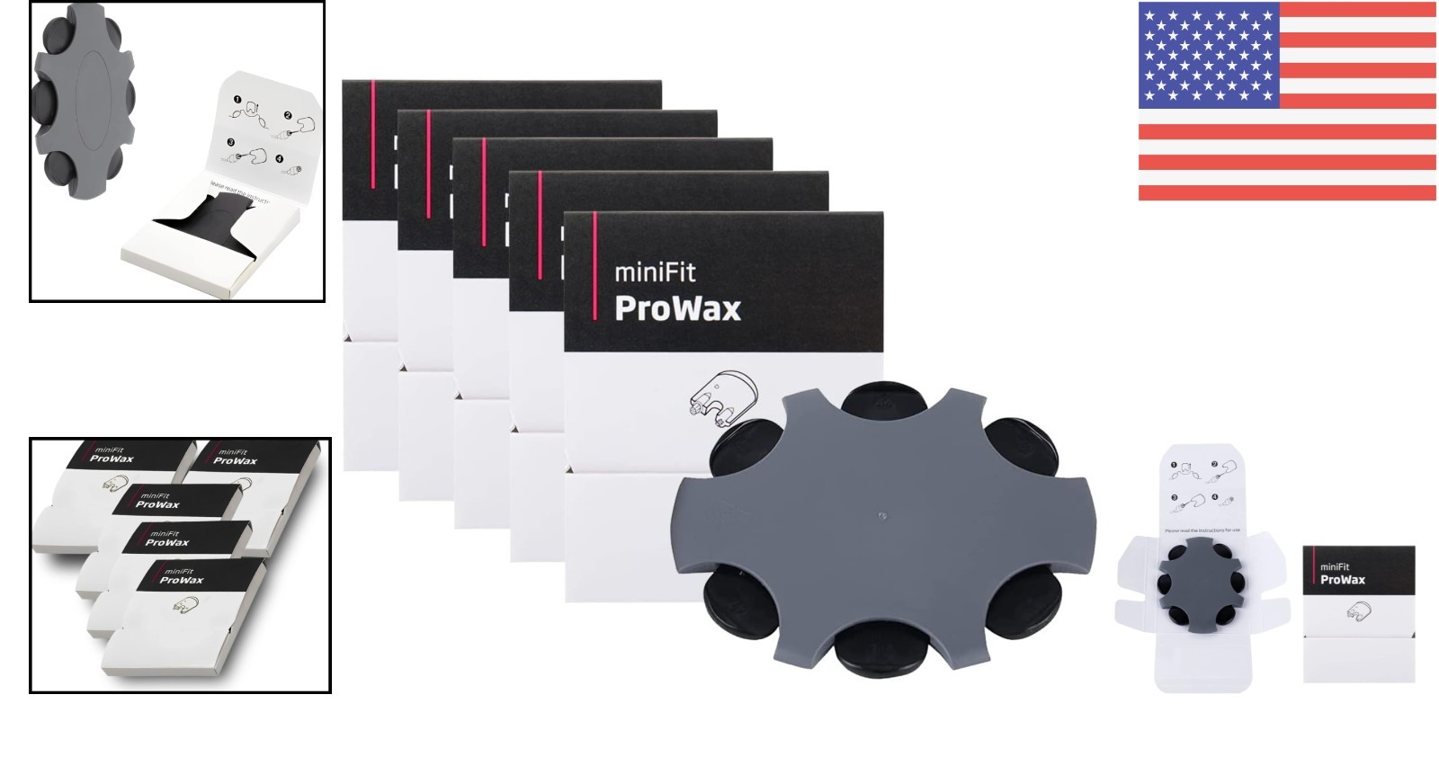 Oticon ProWax MiniFit Hearing Aid Filters, 30 Count – Essential Care Kit