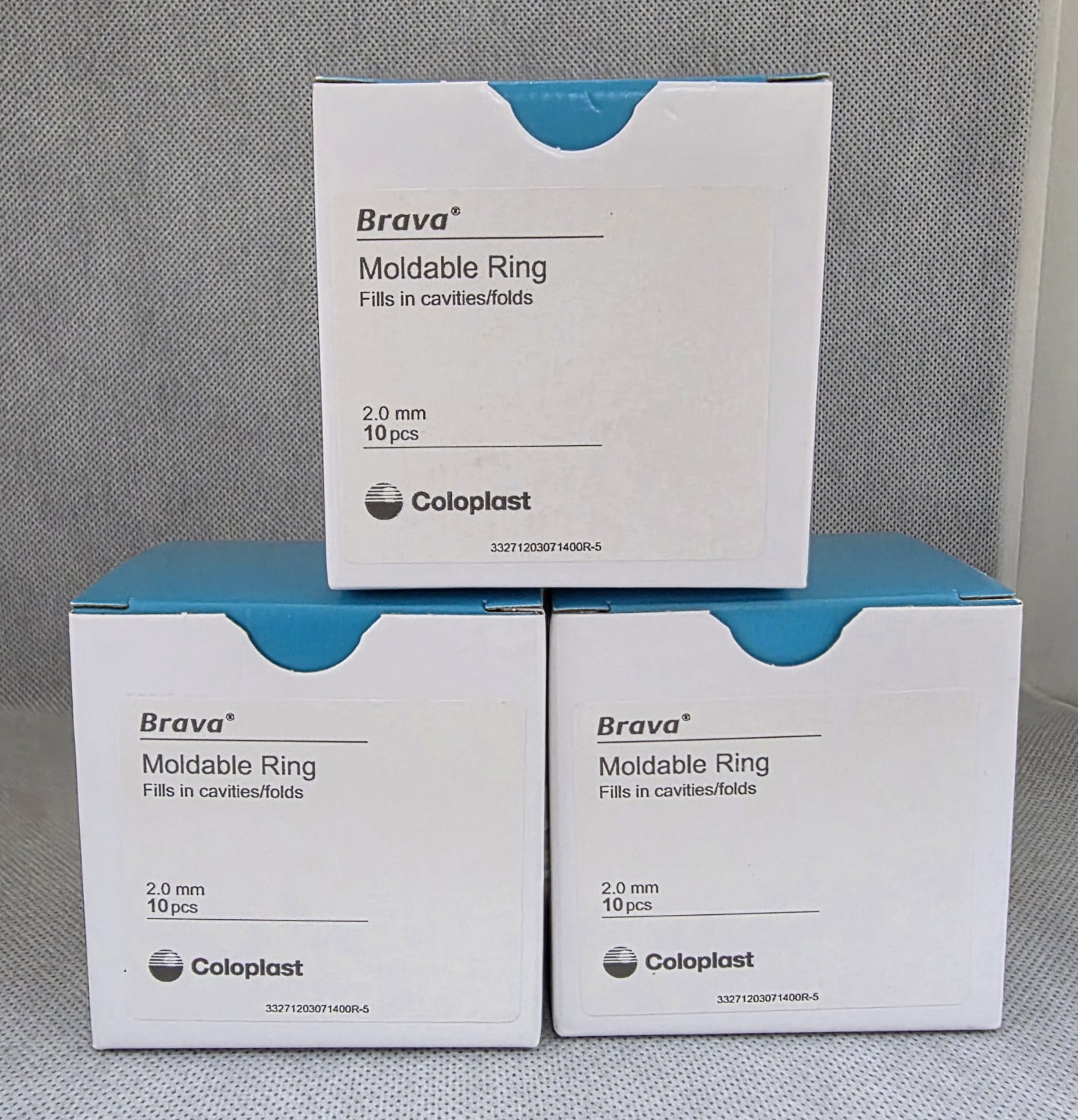 3 Sealed Boxes Coloplast #120307 Brava Moldable Rings 2″ / 2.0mm THIN Exp 2028