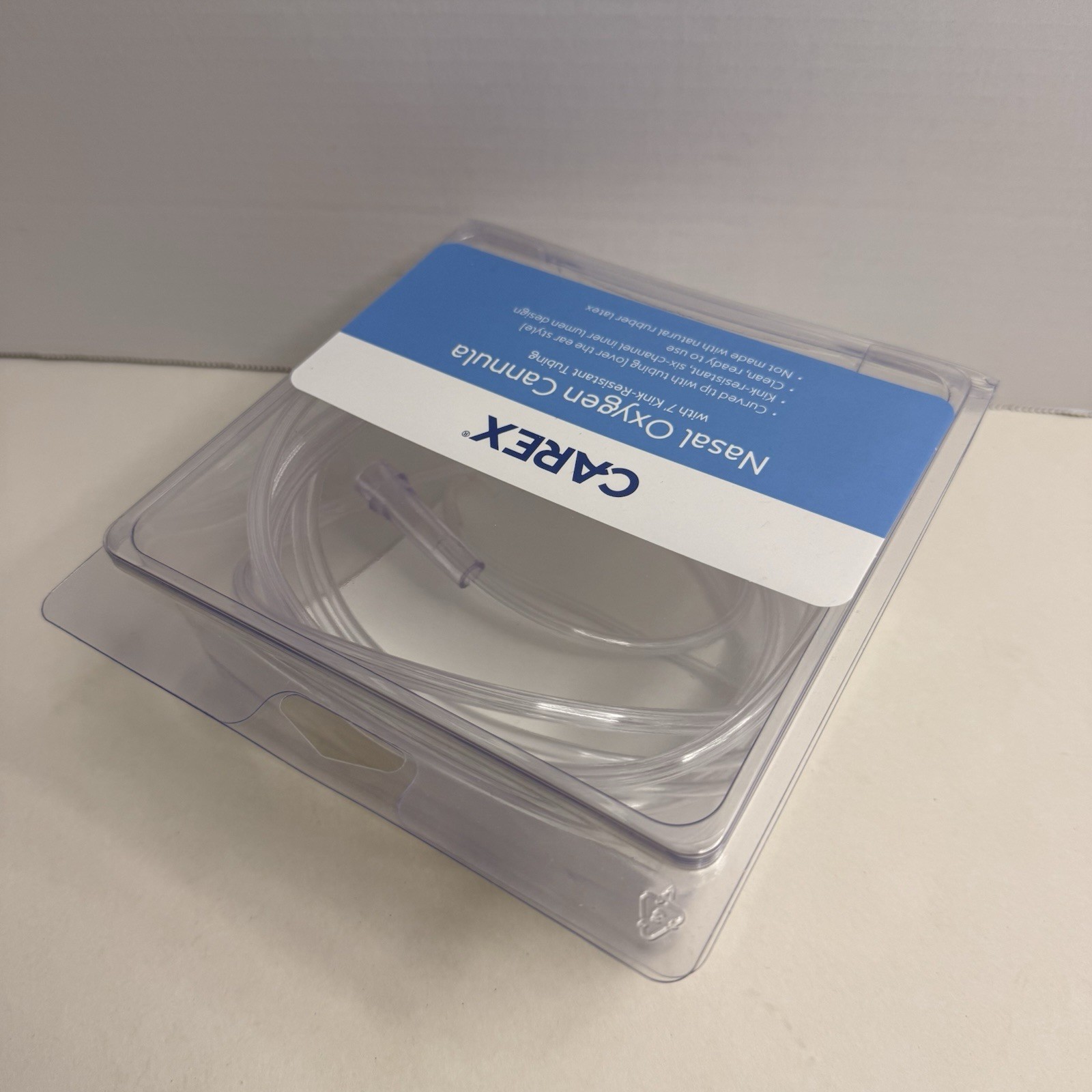 Carex Nasal Oxygen Cannula 7ft Kink Resistant Tubing Latex Free NEW
