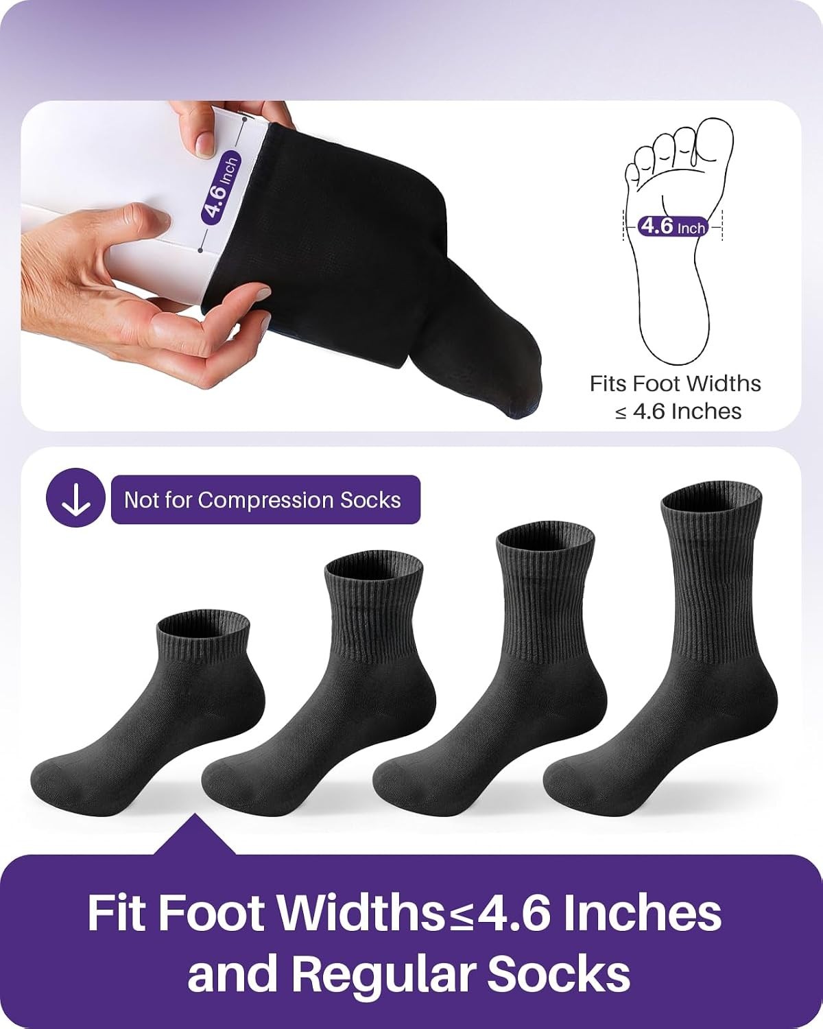 Comfortable 4.6-Inch Sock Helper with Foam Handles – Embrace Independence Today