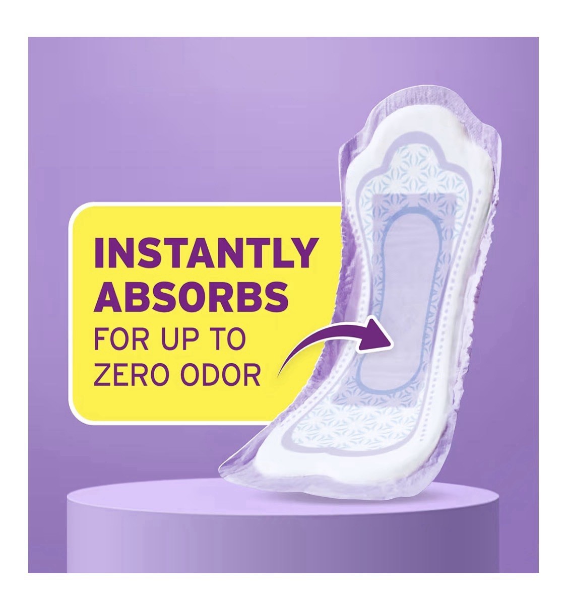 Poise Incontinence Pads for Women, 6 Drop Ultimate Absorbency, Long Length, 90Ct