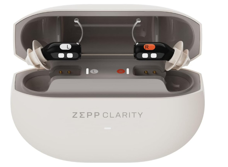 Zepp Clarity One OTC Rechargeable Hearing Aids,Ambient & wind noise reduction