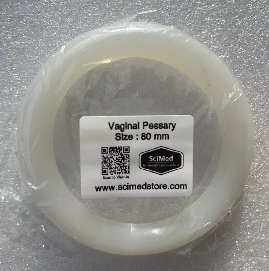 Pessary Ring Silicone Pelvic Organ Prolapse 80 mm MADE IN USA FDA APPROVED