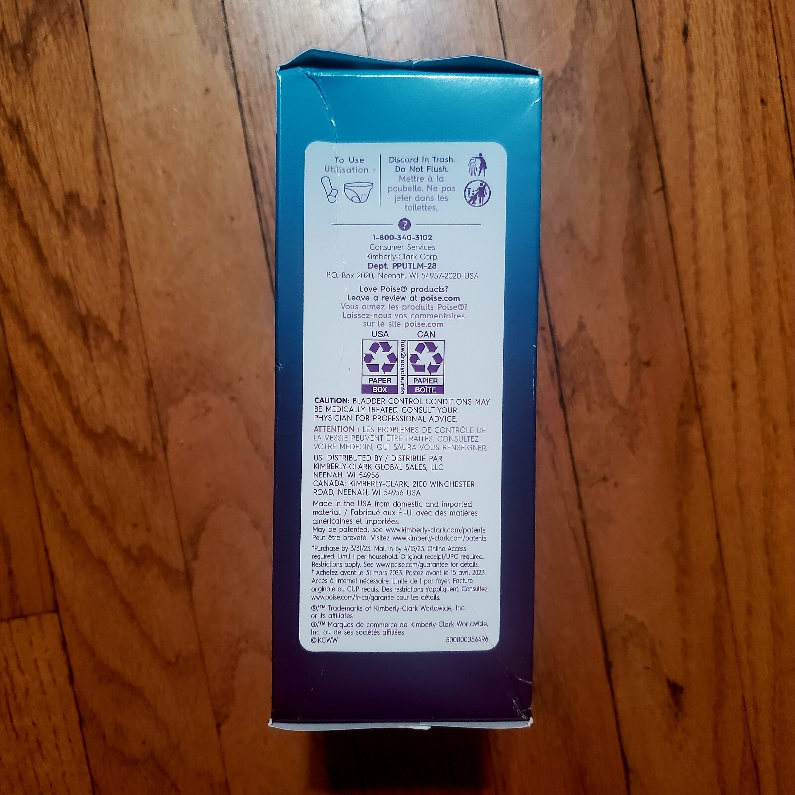Poise Ultra Thin Pads-Regular Length-Light Absorbency 28 ct.