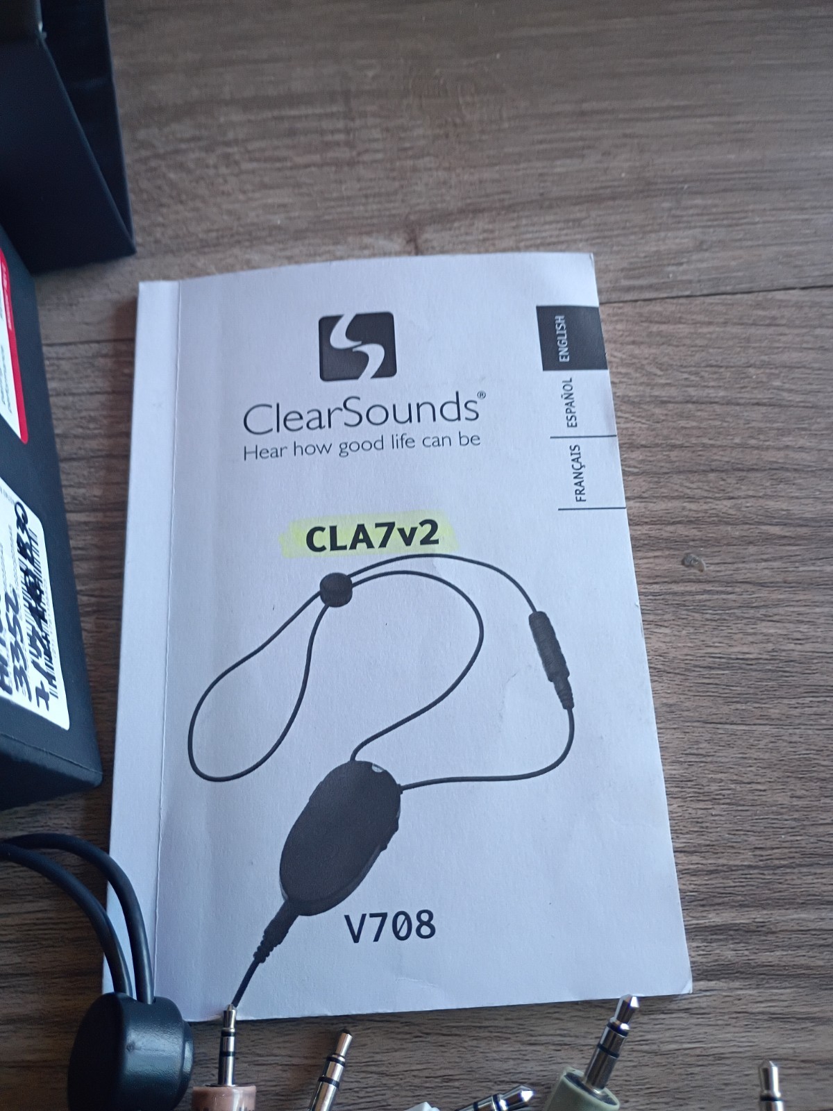 ClearSounds CLA7v2 Neckloop Hearing Amplifier Assistive Listening System V708