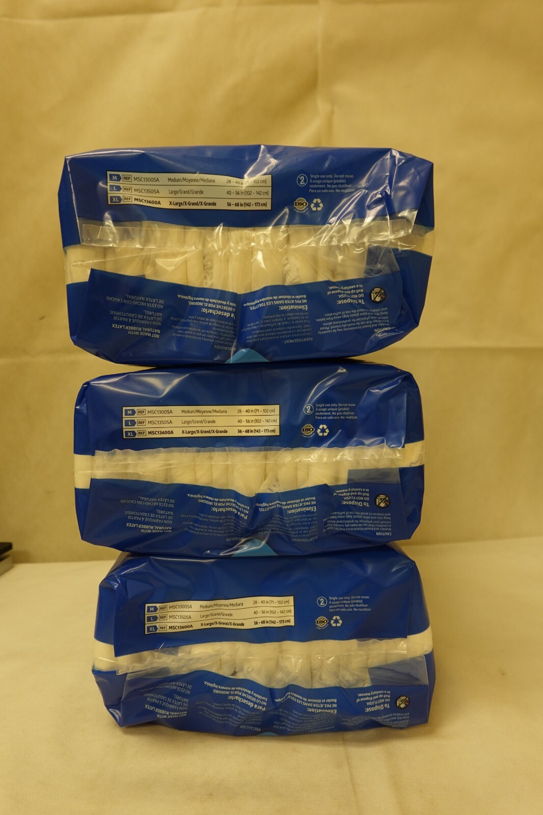 Medline FitRight EXTRA Underwear SIXTY Pairs (60) XL Unisex Moderate Absorbency