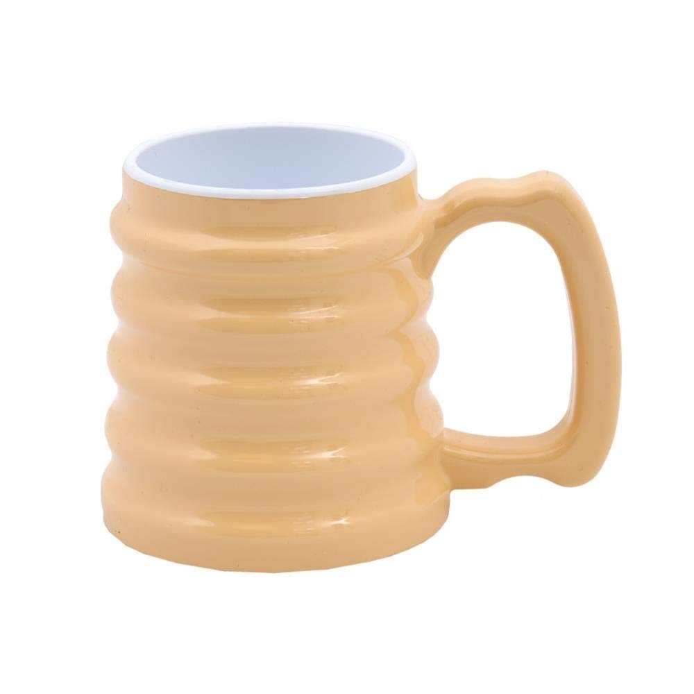 Ableware 745980001 Hand-to-Hand Mug with Lid Drinking Aid 10 oz by Maddak