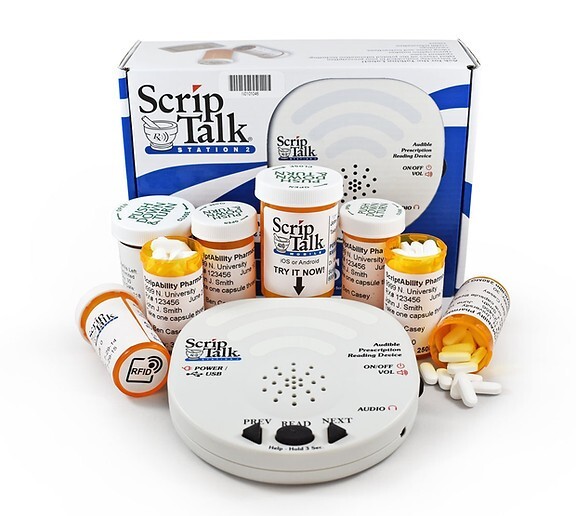 Scrip Talk Station 2 by En-Vision America Audible Prescription Reading Device