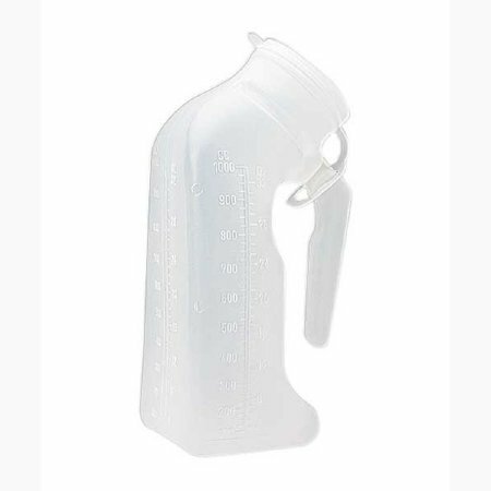 Medegen Medical Male Urinal 1 Quart / 946 mL With Cover Single Patient Use,