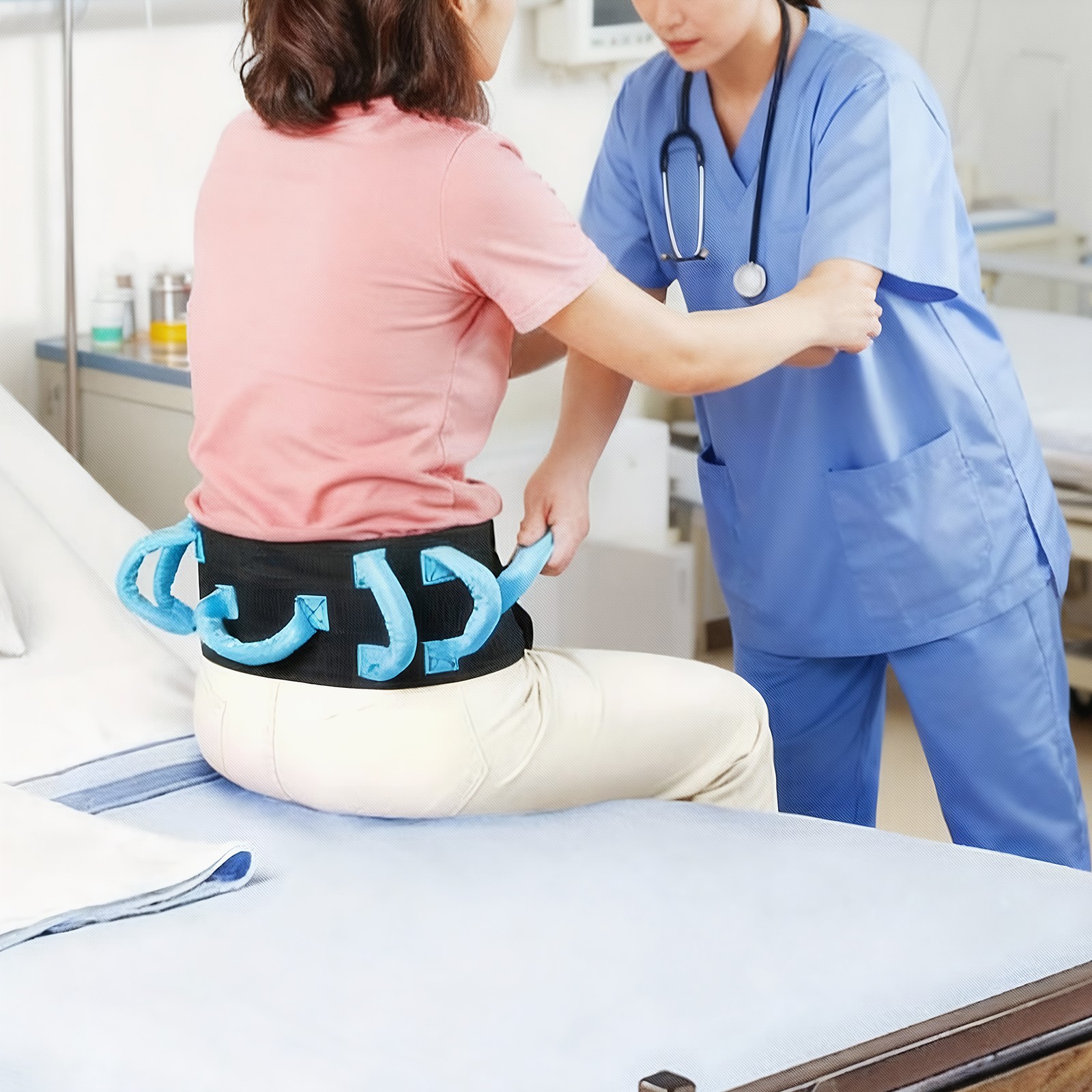 Rehabilitation Assistive Device Adjustable for Nursing Safety Patient Assist