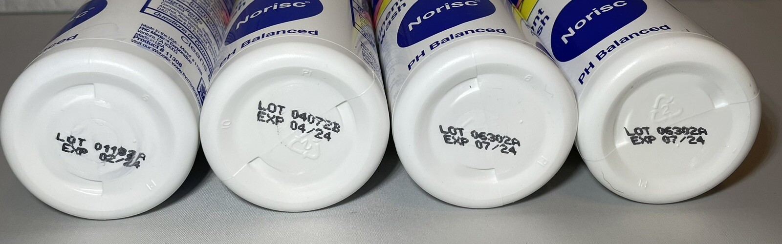 4 Pk Ca-Rezz Incontinent Wash Spray Norisc PH Balanced 8oz Each | Exp 2024 New
