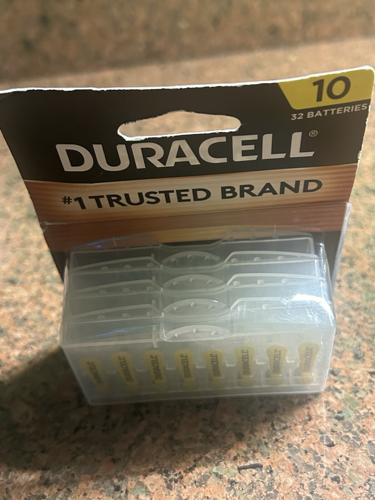 DURACELL. Zinc Air 1.45 V.DA10B32.Brand New.32 Batteries. Exp.mar 2026