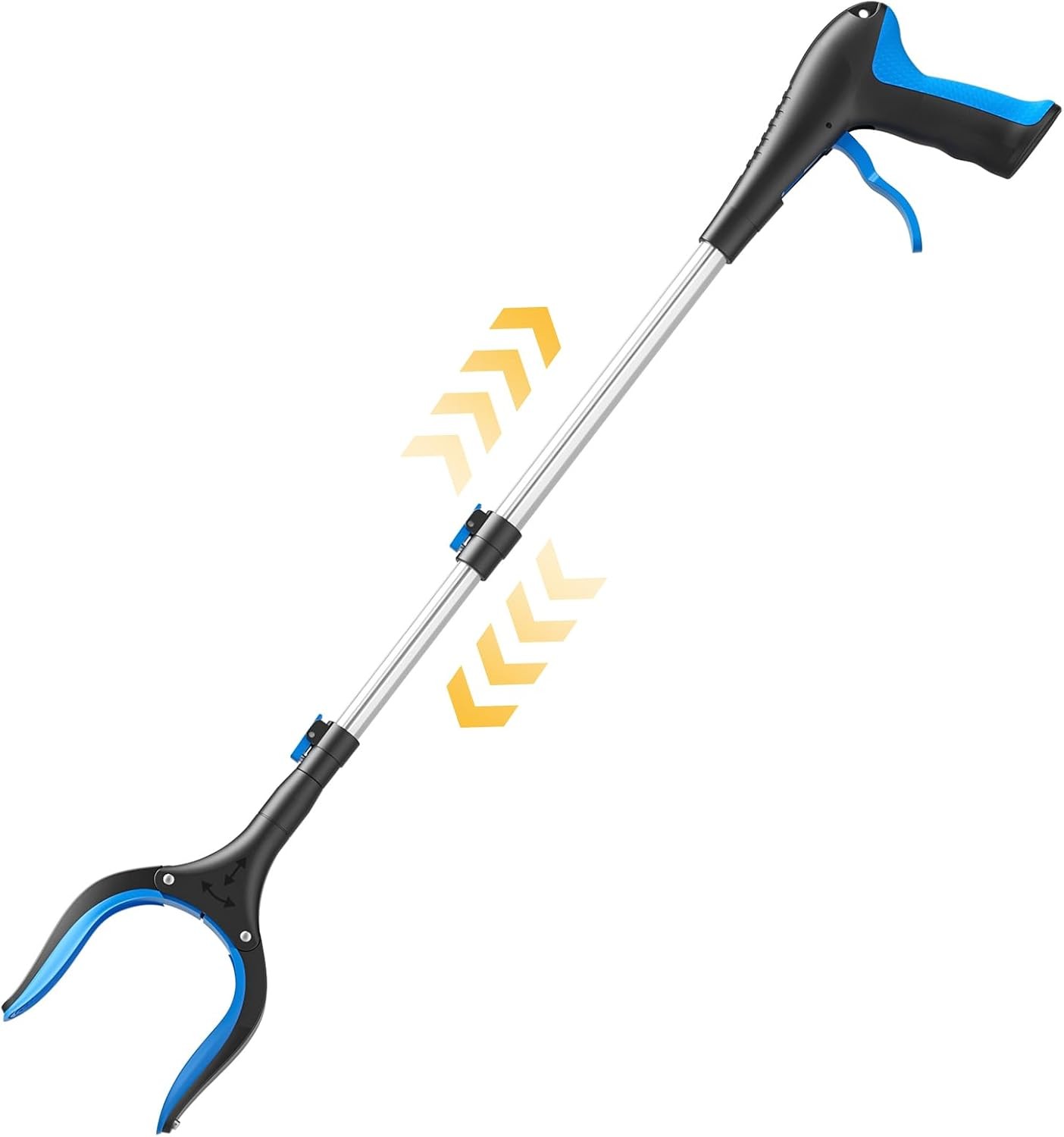 Telescopic Grabber Reacher Tool, 5-Level Adjustable Length (23” to 41”) –