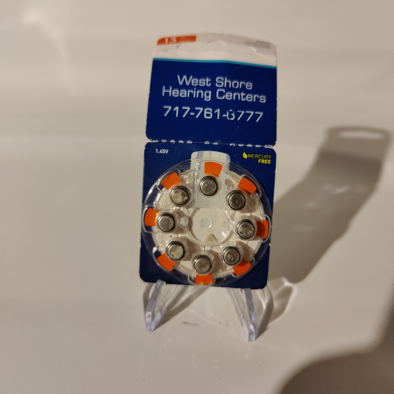 New Old Stock Unopened Hearing aid Batteries Size 13 Premium West Shore 8 batts