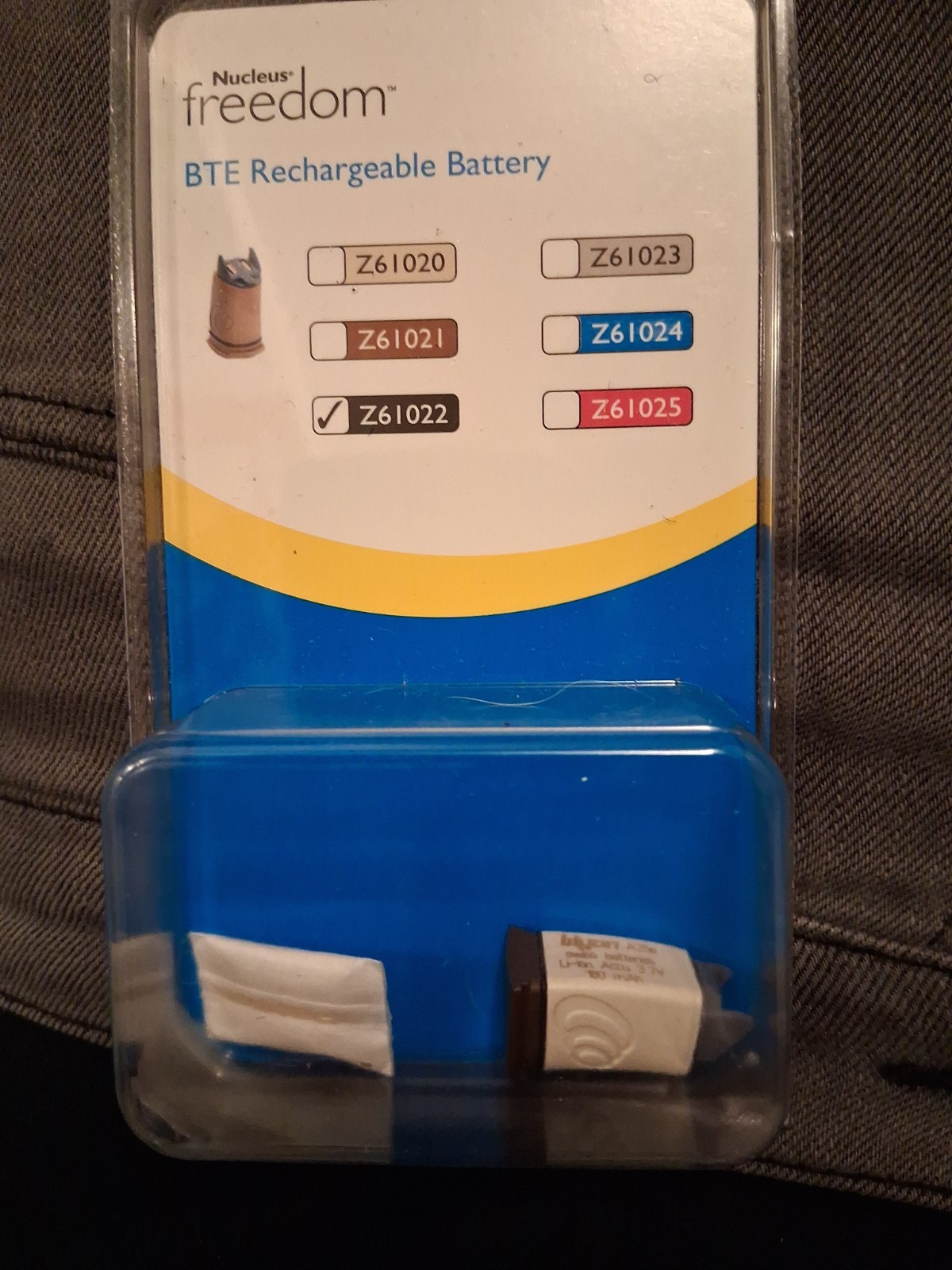 Nucleus Freedom Rechargeable Battery