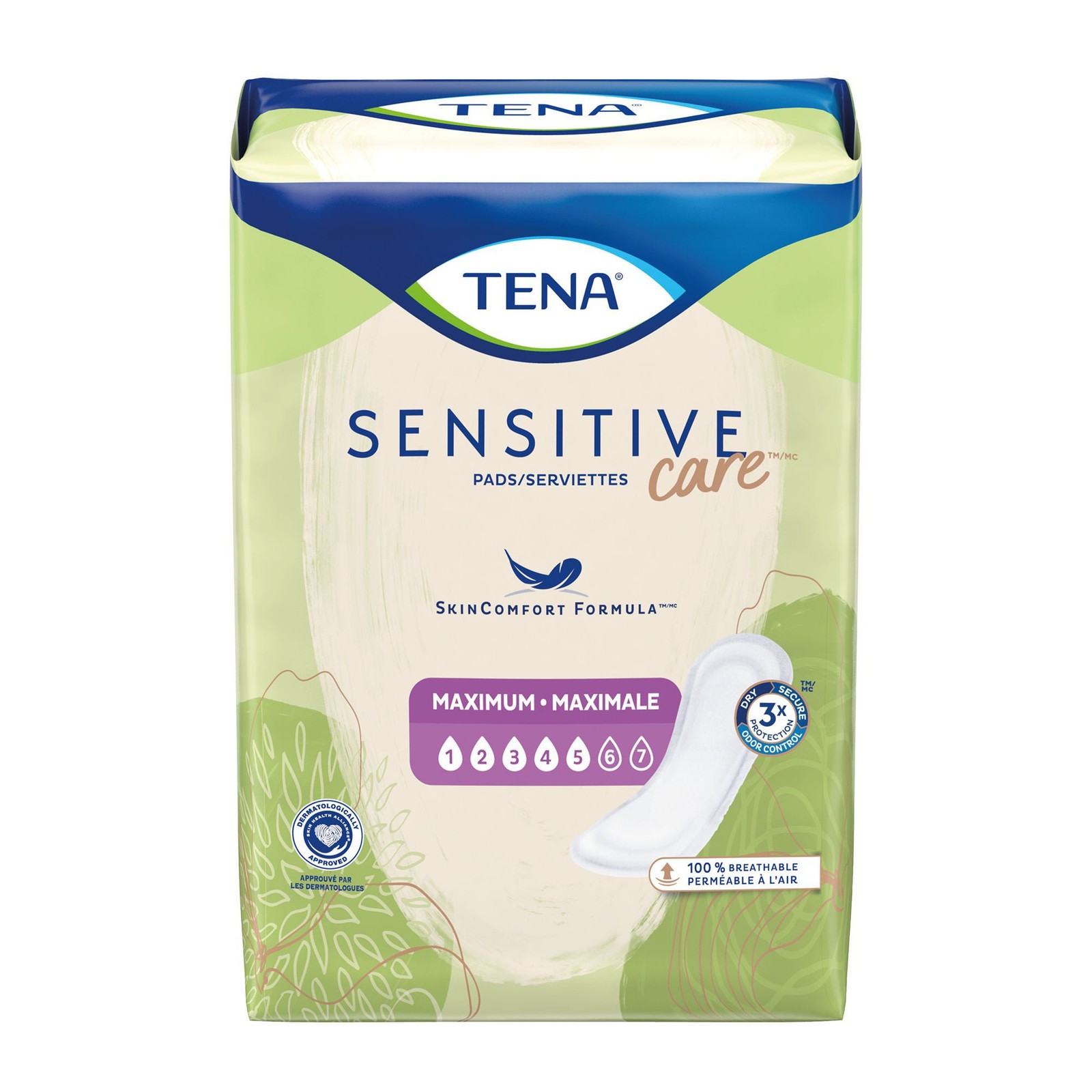 TENA Incontinent Pad 13″ L Regular Length 56 Ct