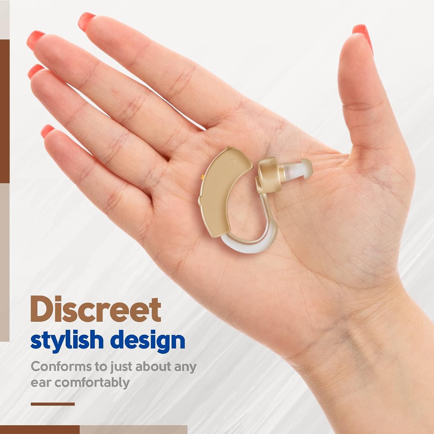 Revolutionary Hearing Aid for Seniors: Compact, Durable, and User-Friendly