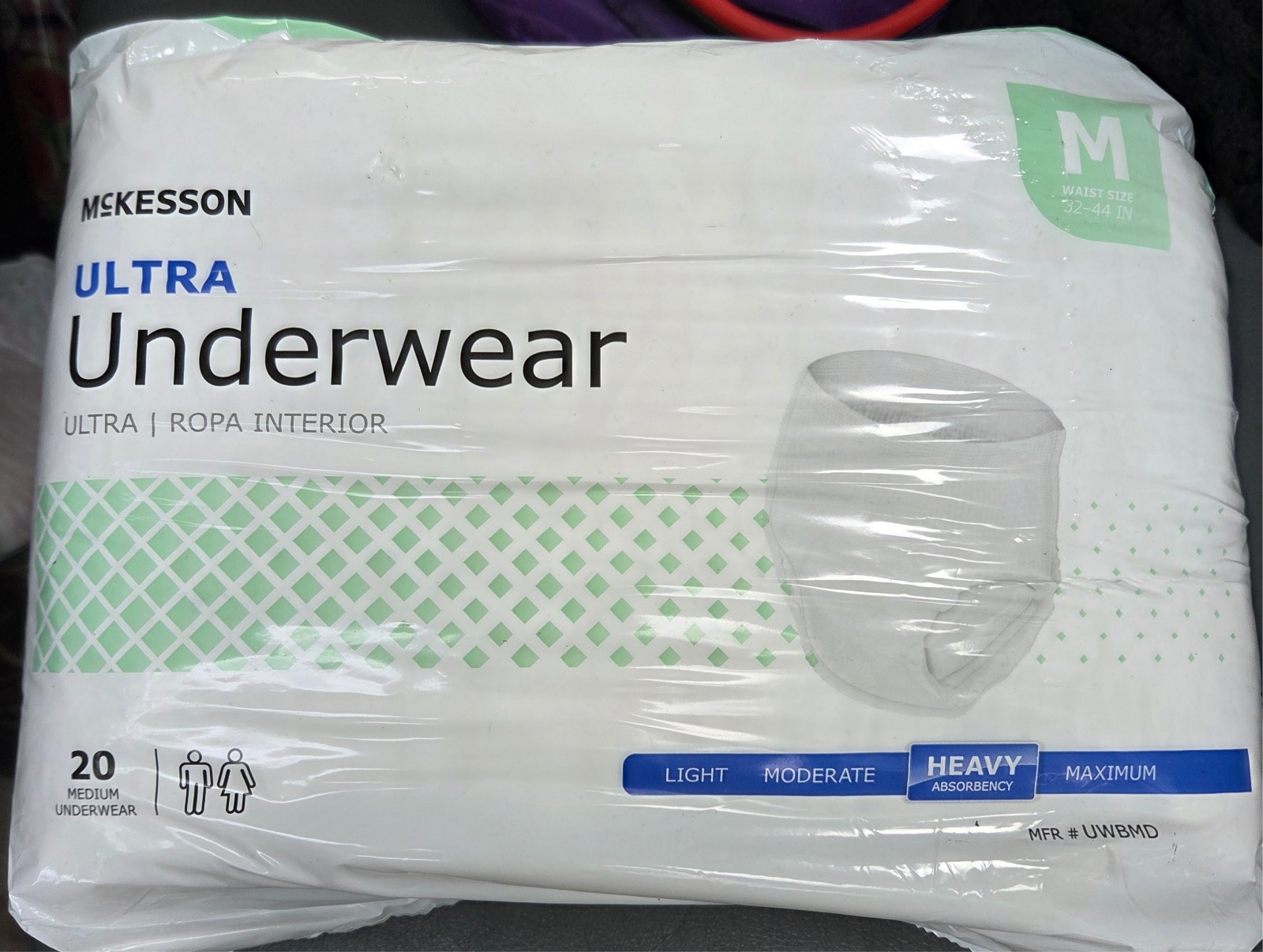 McKesson Ultra Underwear Incontinence Pant – Medium Size (Pack of 20)
